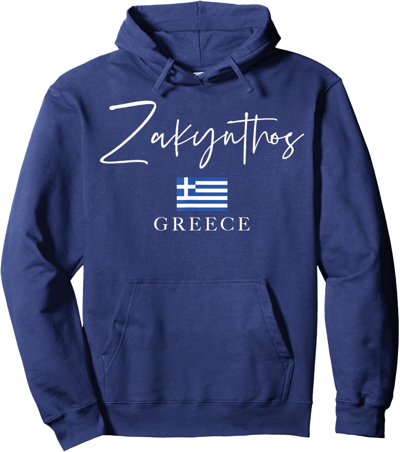 Greece Flag Vacation - Island Zakynthos Hoodie - Hoodie | Navy