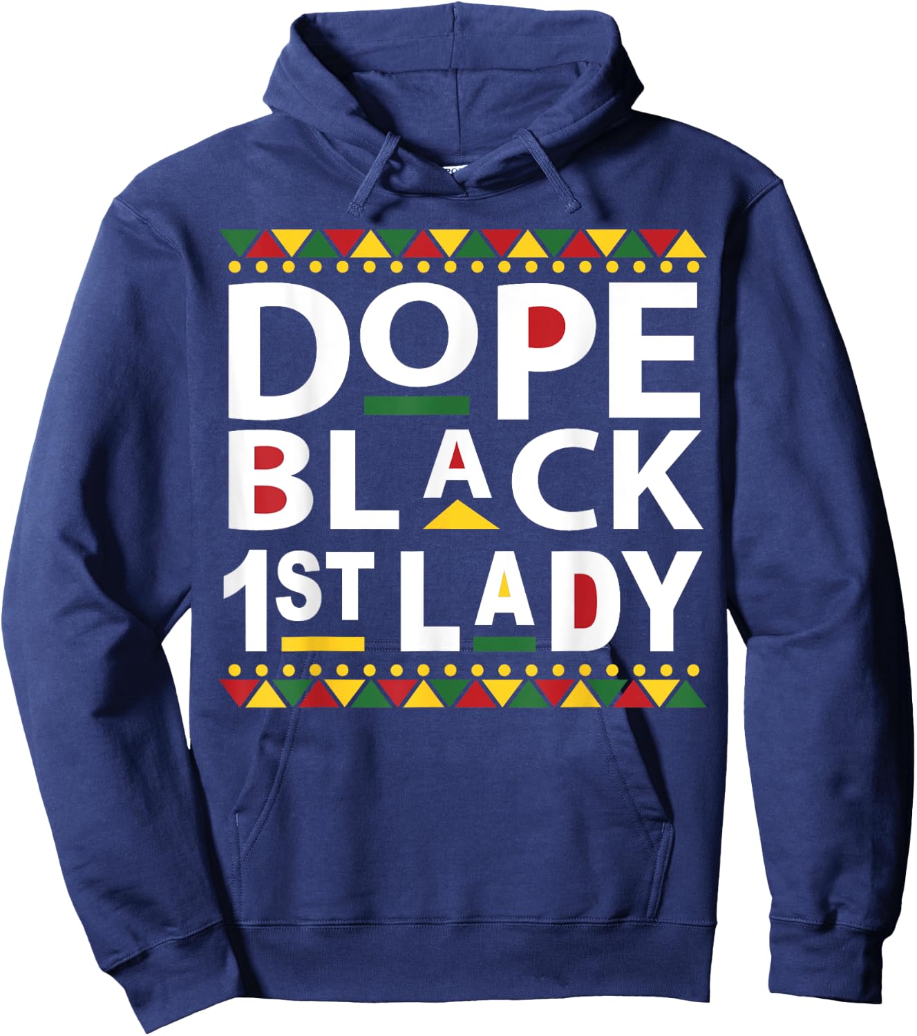 Black 1st Lady Pastor Prophetess Appreciation Gift Hoodie - Hoodie | Navy