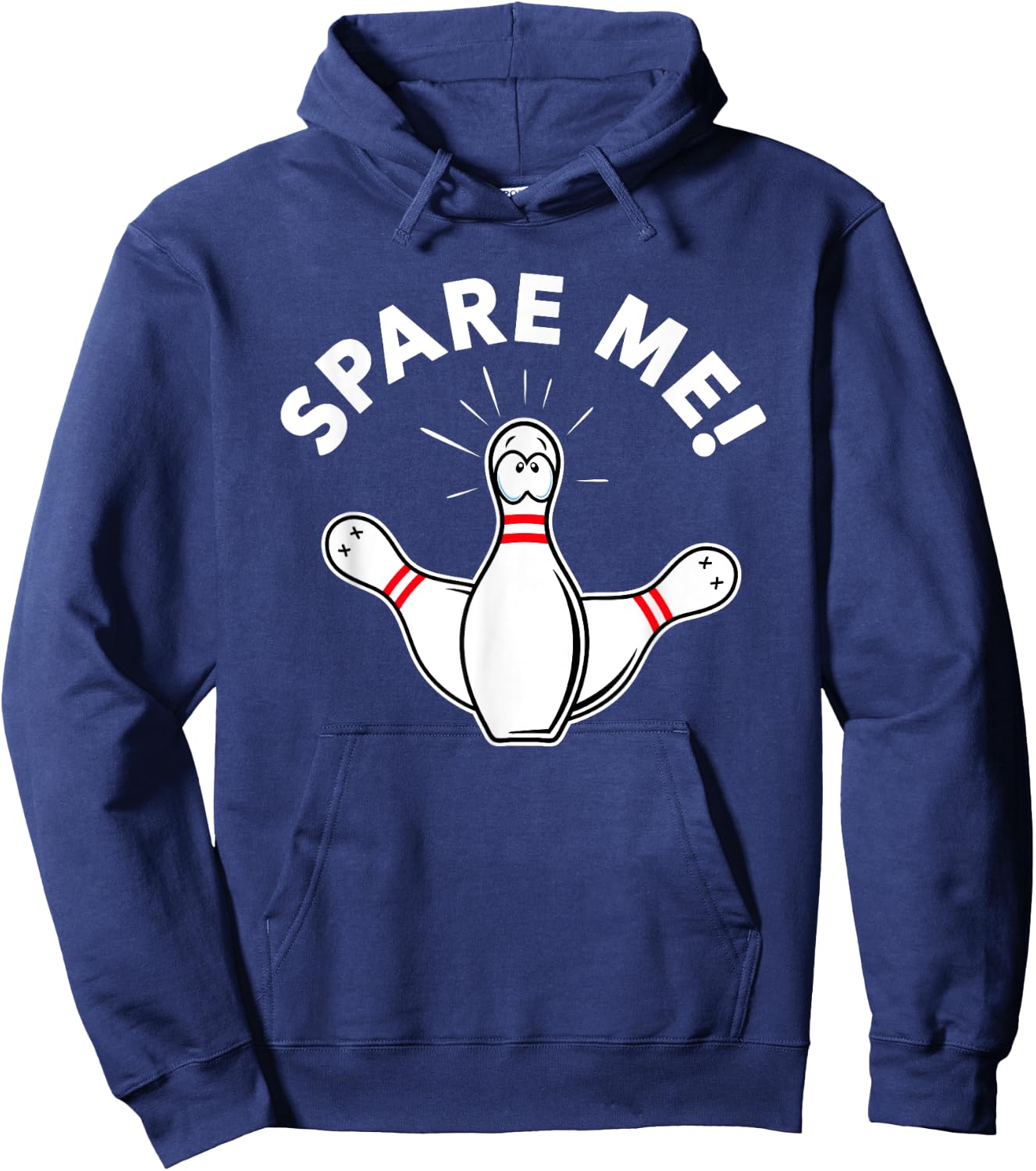 Cute Bowling Shirt For Kids Boys Or Girls - Spare Me Hoodie - Hoodie | Navy