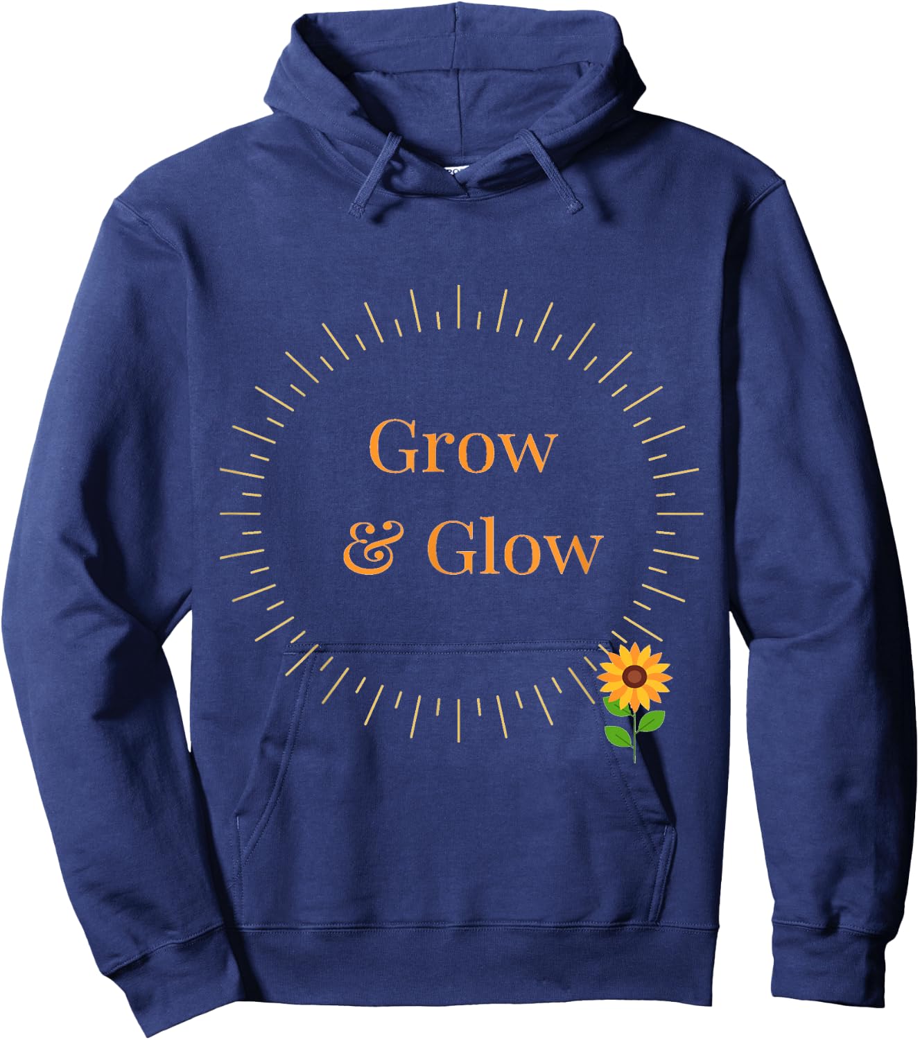 Grow & Glow Hoodie - Hoodie | Navy