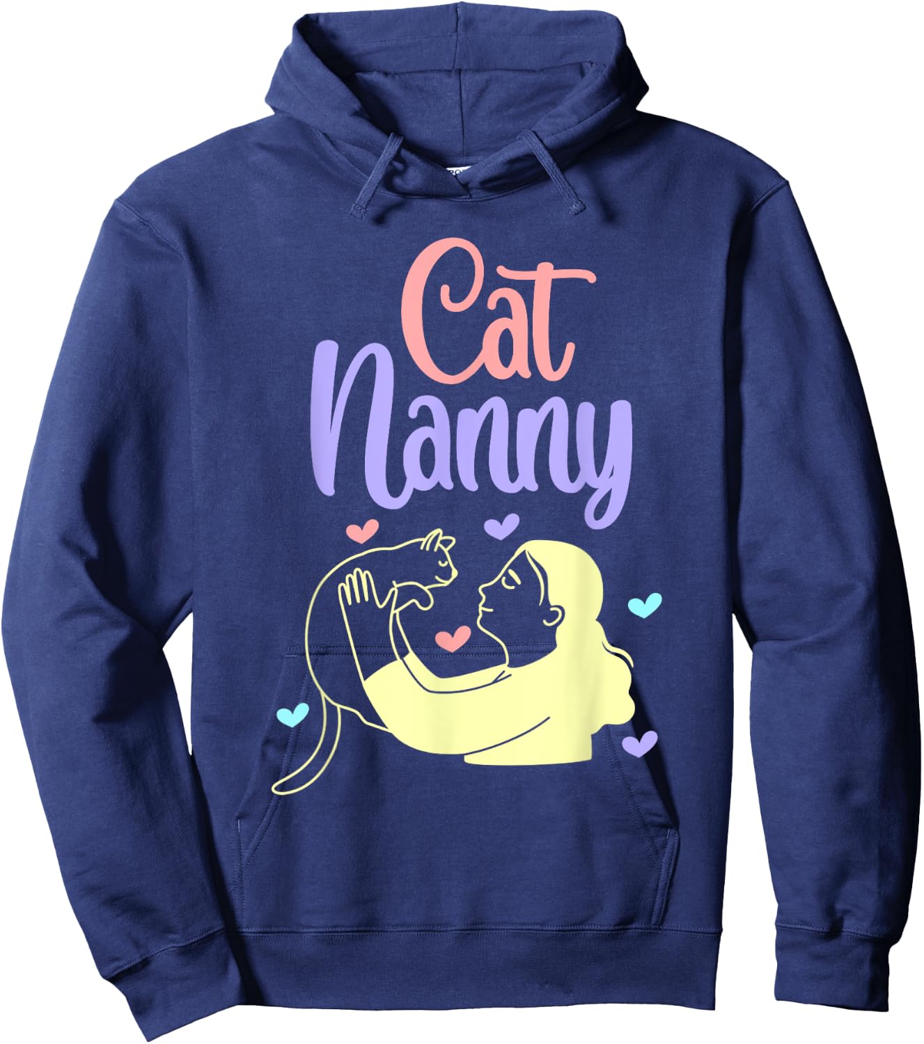 Pet Sitter and Dog Sitter for Cat Nanny Men Women Kids Hoodie - Hoodie | Navy