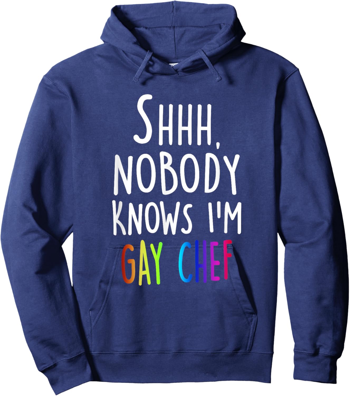 Cook Chef Funny LGBQT GAY Kitchen Hoodie - Hoodie | Navy