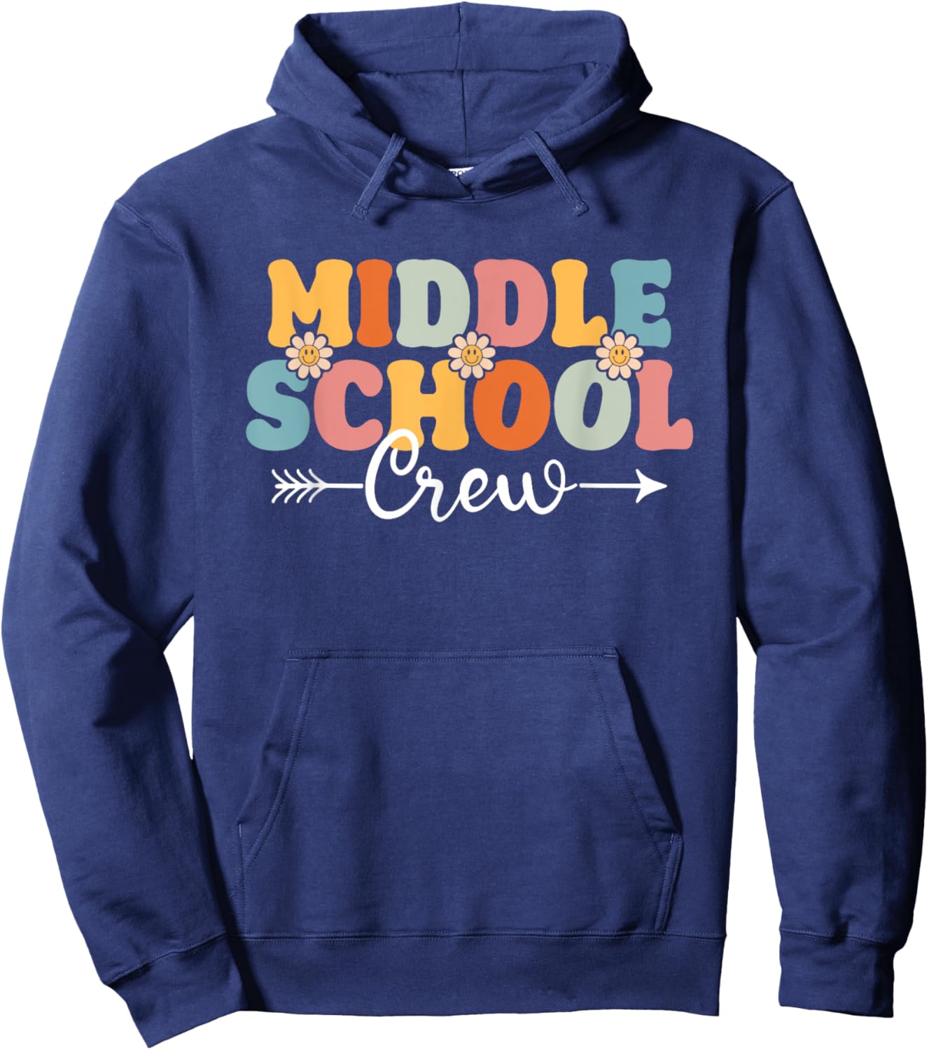 Middle School Crew Back To School Teachers Students Women Kids Hoodie - Hoodie | Navy