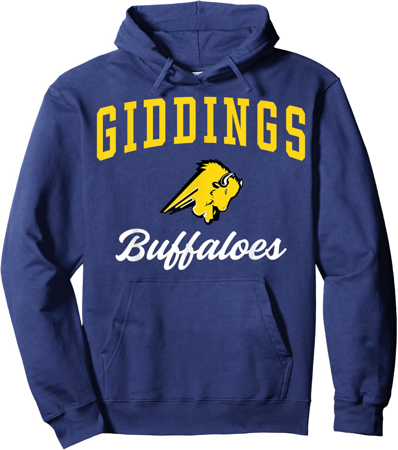 Giddings High School Buffaloes C3 Hoodie - Hoodie | Navy