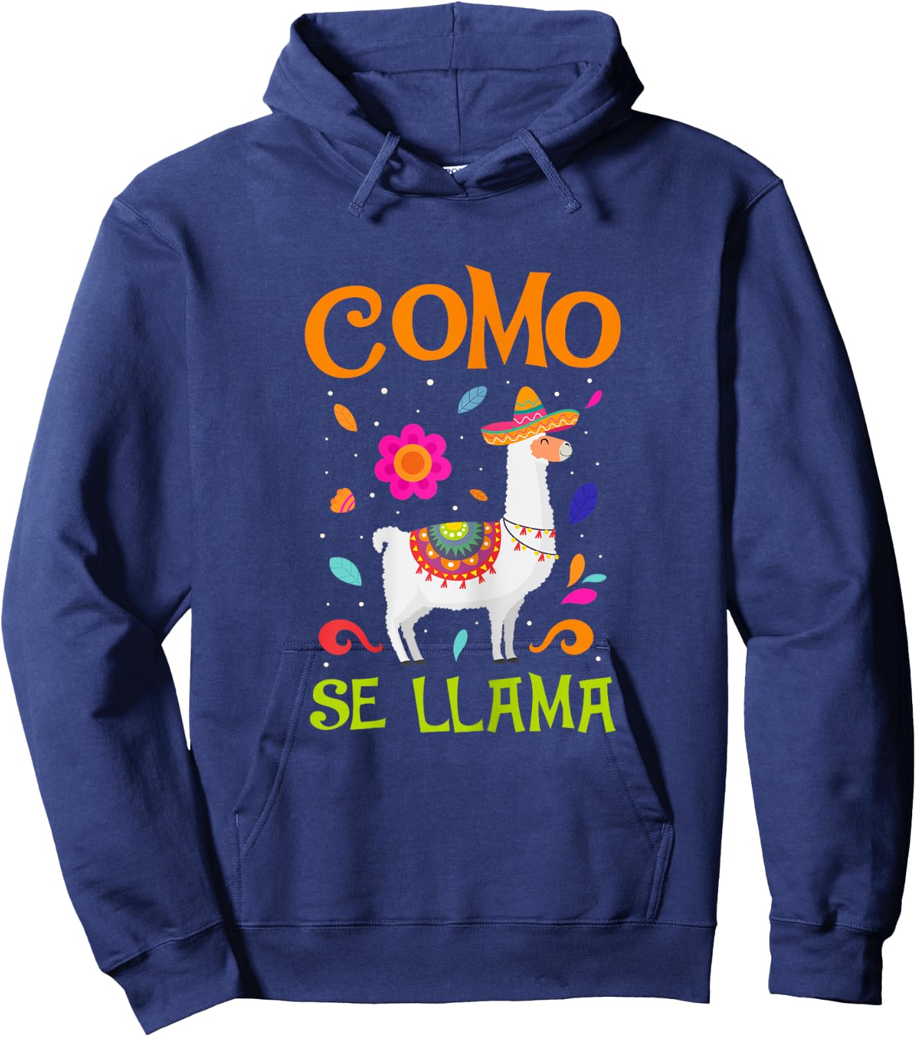 Como Se Llama Mexican Pride Cinco De Mayo Gifts Hoodie - Hoodie | Navy