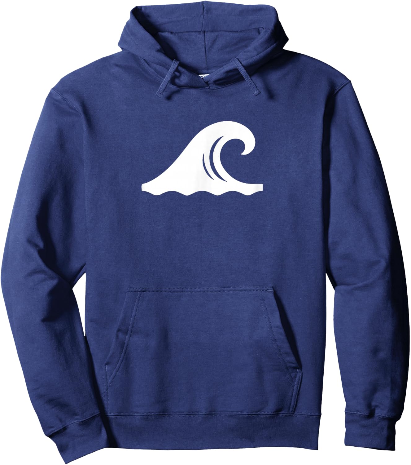 Cool Waves Symbol: Surfer / Surfing / Surf / Coastal Beach Men Women Hoodie - Hoodie | Navy