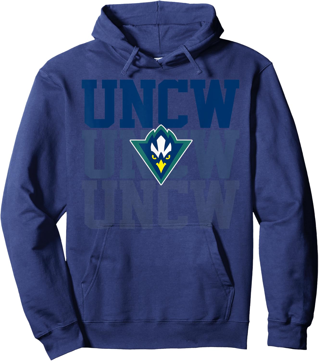 UNCW Arch Vintage Retro College Sports Women Hoodie - Hoodie | Navy