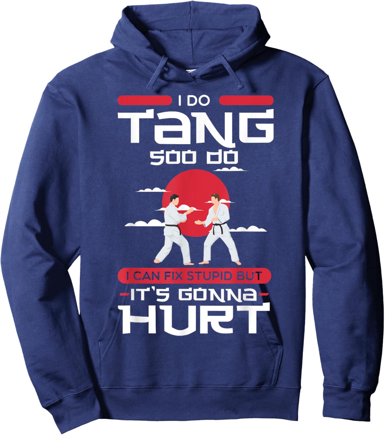 Tang Soo Do Instructor Martial Artist Korean Karate Master Hoodie - Hoodie | Navy