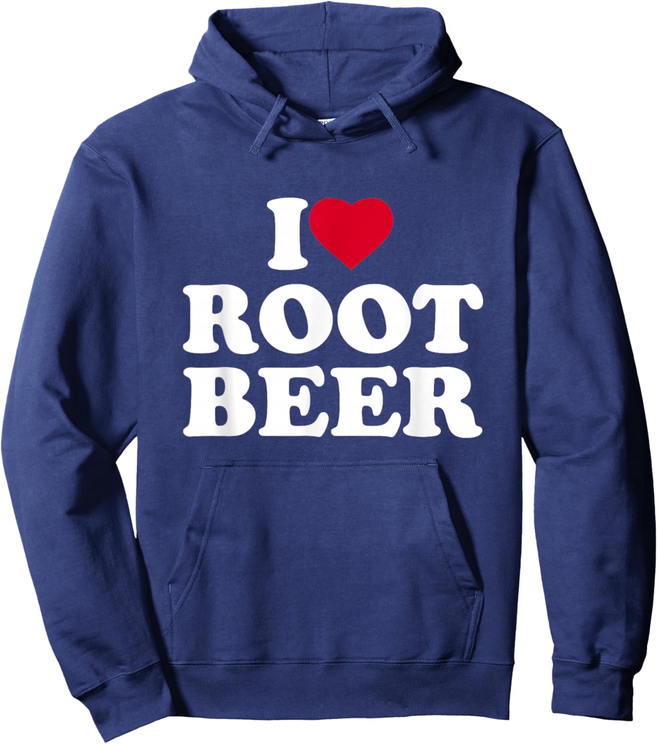 I Love Root Beer I Heart Root Beer Lover Hoodie - Hoodie | Navy