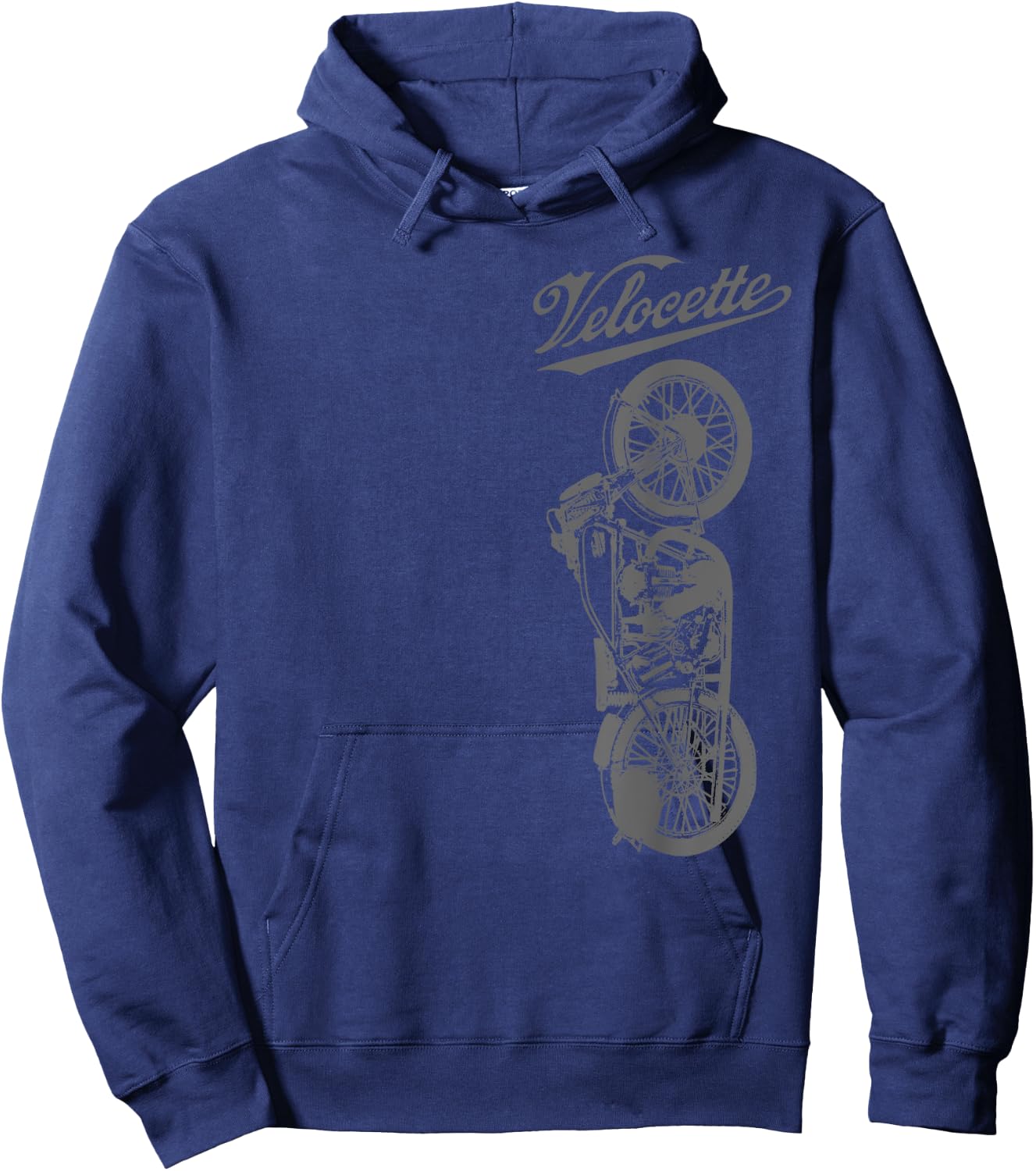 Vincent Velocette Motorcycle Vintage Classic Hoodie - Hoodie | Navy
