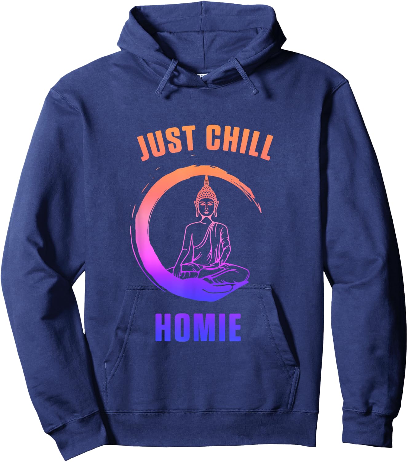Relax Buddy Buddha Meditation Zen Yoga Gift Hoodie - Hoodie | Navy