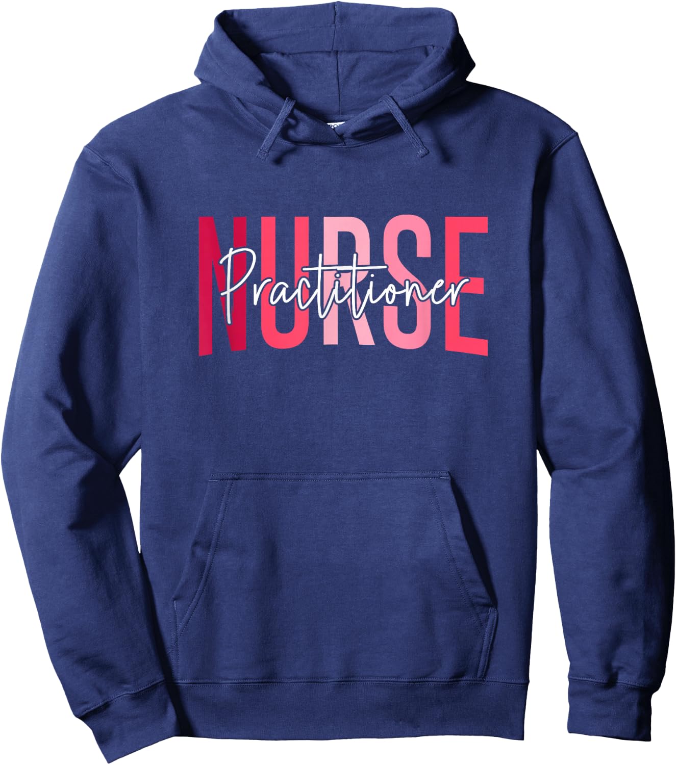 Funny Family Nurse Practitioner NP Nursing Day Nurse Week Hoodie - Hoodie | Navy