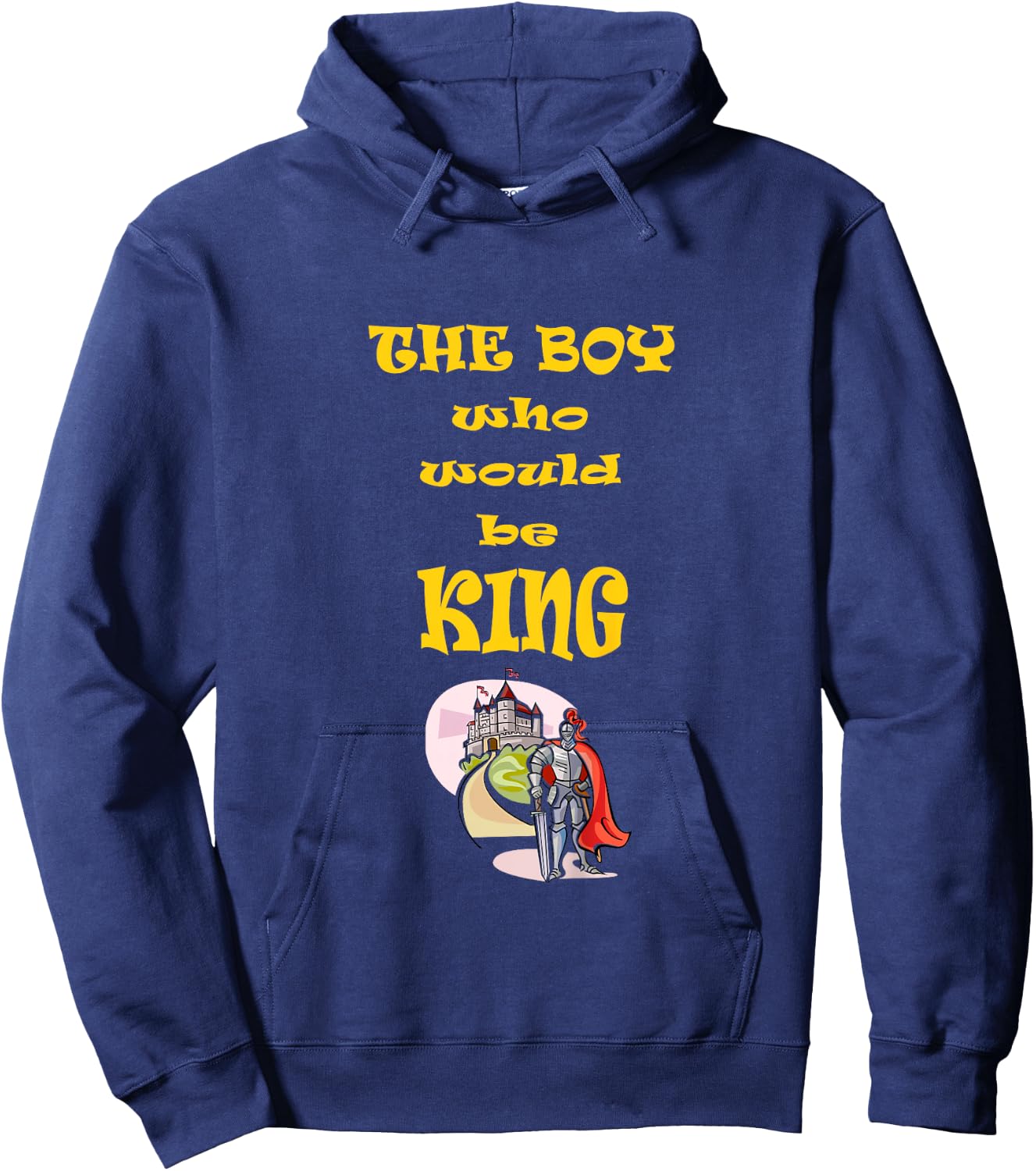 Kids The Boy who Would be King Medieval Times Costume Hoodie - Hoodie | Navy