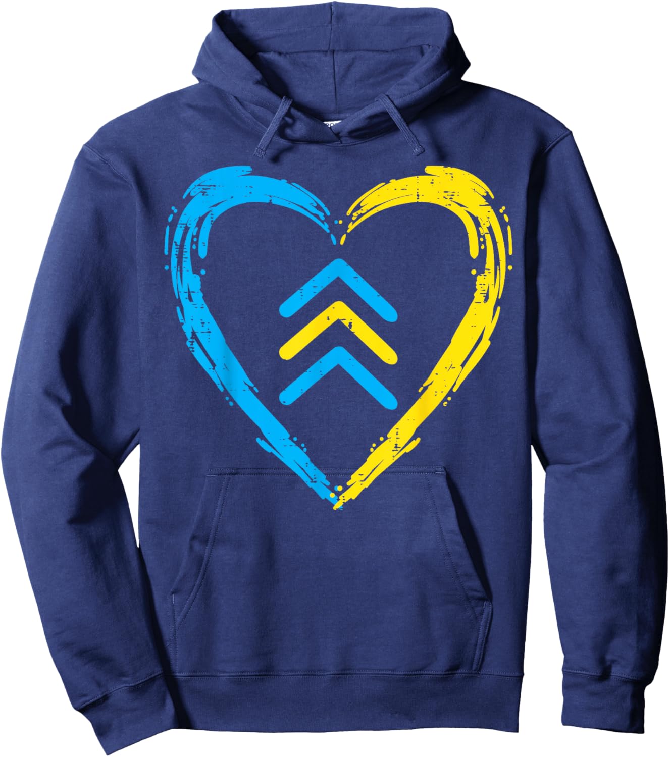 Down Syndrome Awareness Arrows Trisomy 21 T21 Men Women Kids Hoodie - Hoodie | Navy