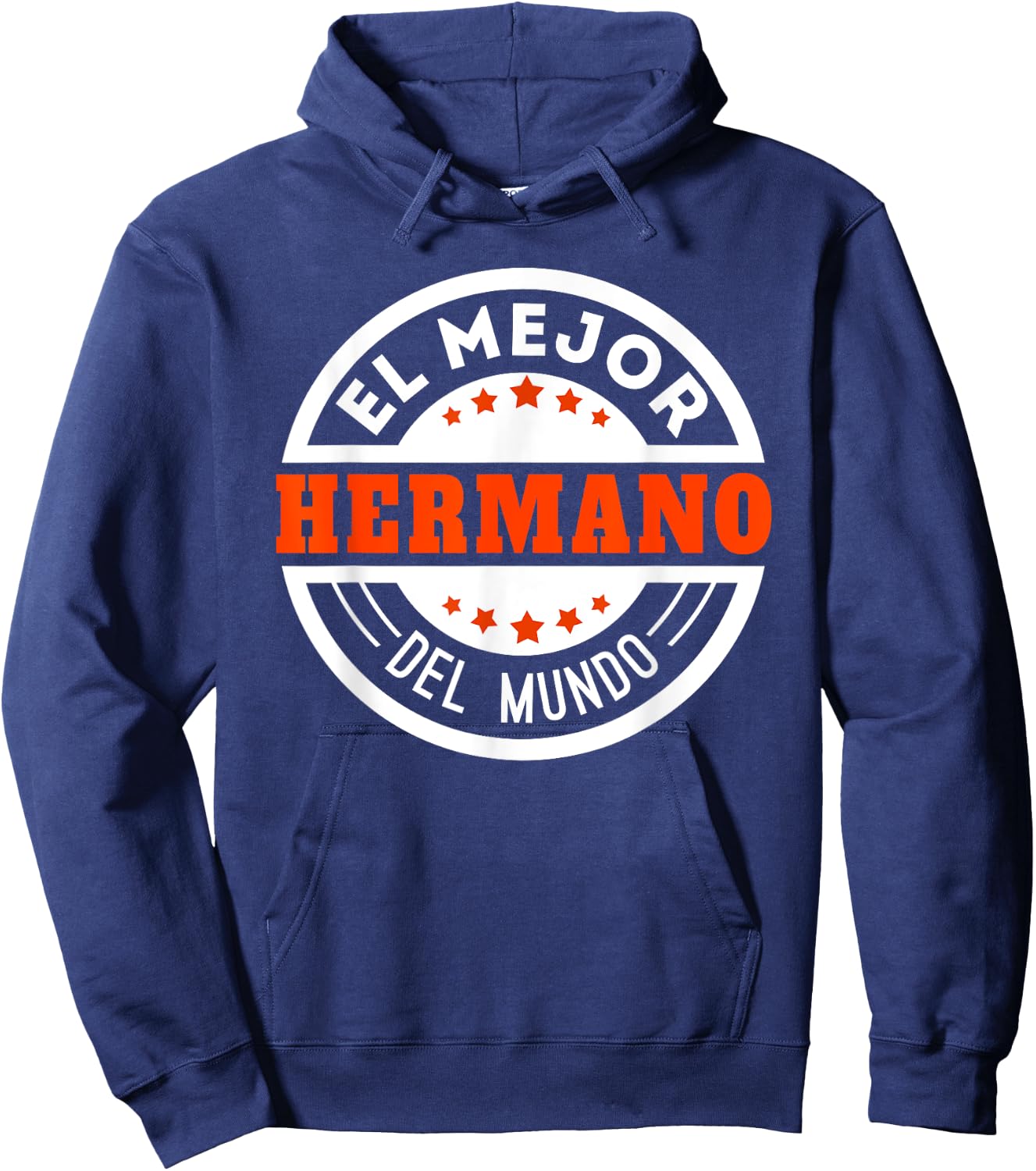 El Mejor Hermano Del Mundo Spanish Brother Hoodie - Hoodie | Navy