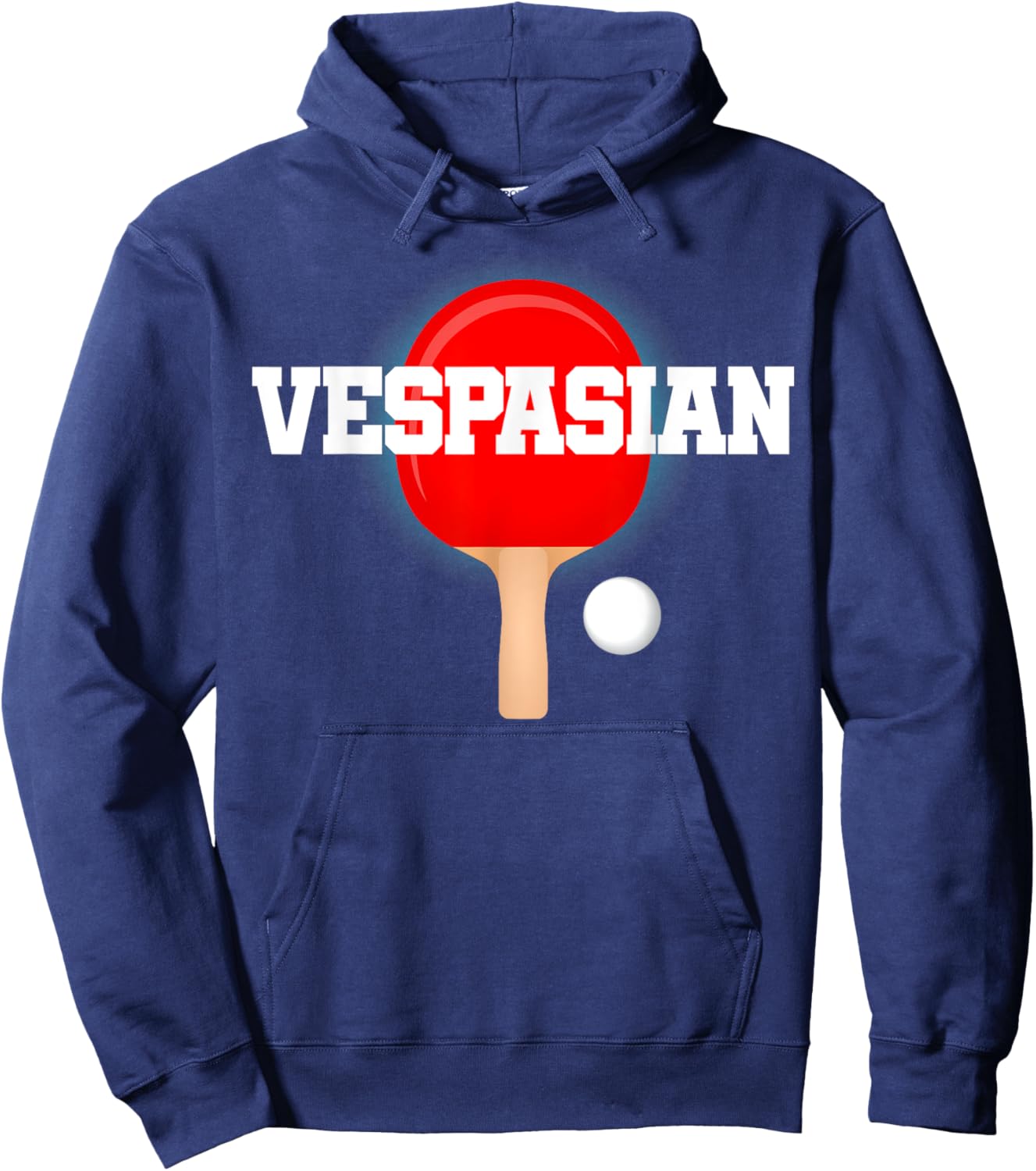 Vespasian Name Boys Table Tennis Ping Pong Game Racket Sport Hoodie - Hoodie | Navy