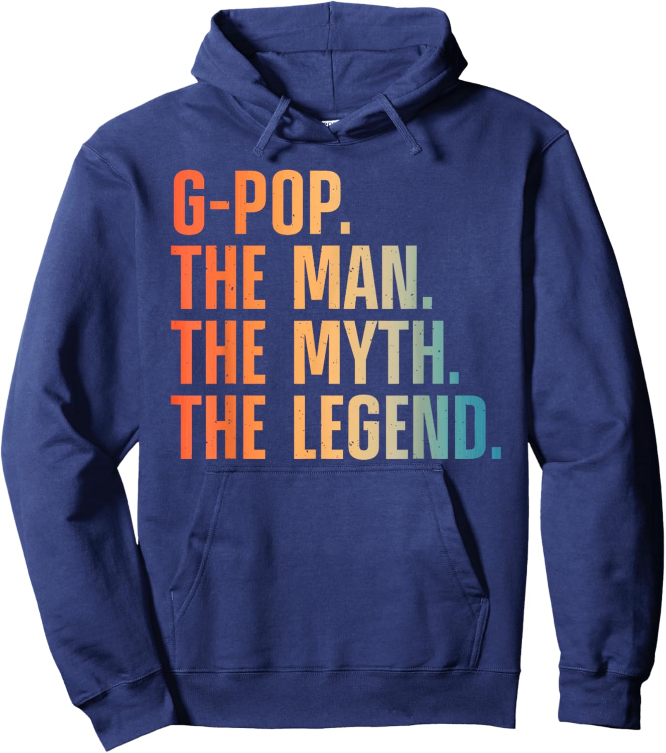 Funny G-Pop Art For Grandpa Grandfather From Grandkids G-Pop Hoodie - Hoodie | Navy