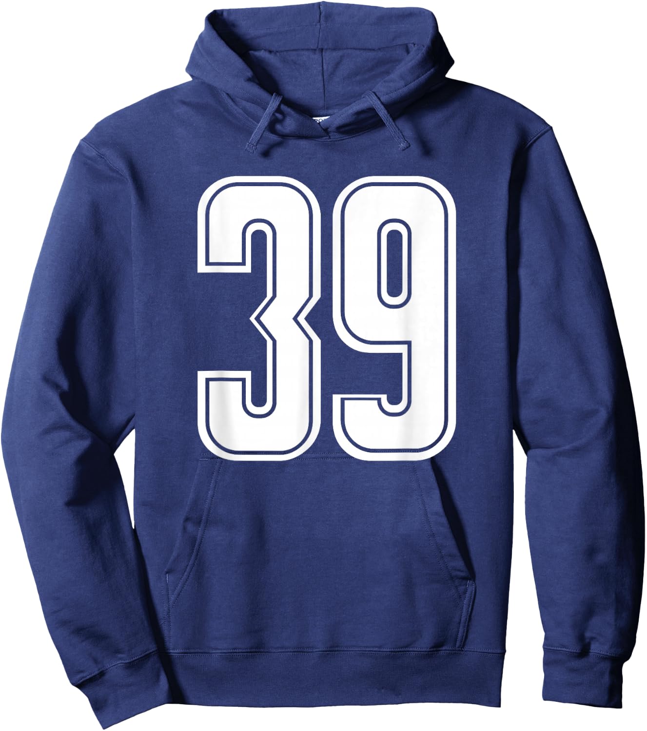 Sport Team Number #39 Hoodie - Hoodie | Navy