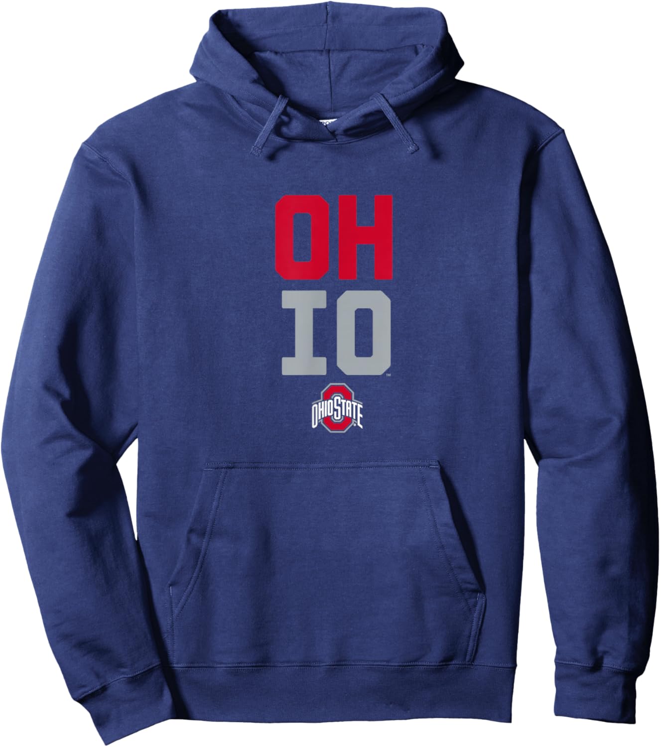 Ohio State Slogan: OH-IO Hoodie - Hoodie | Navy