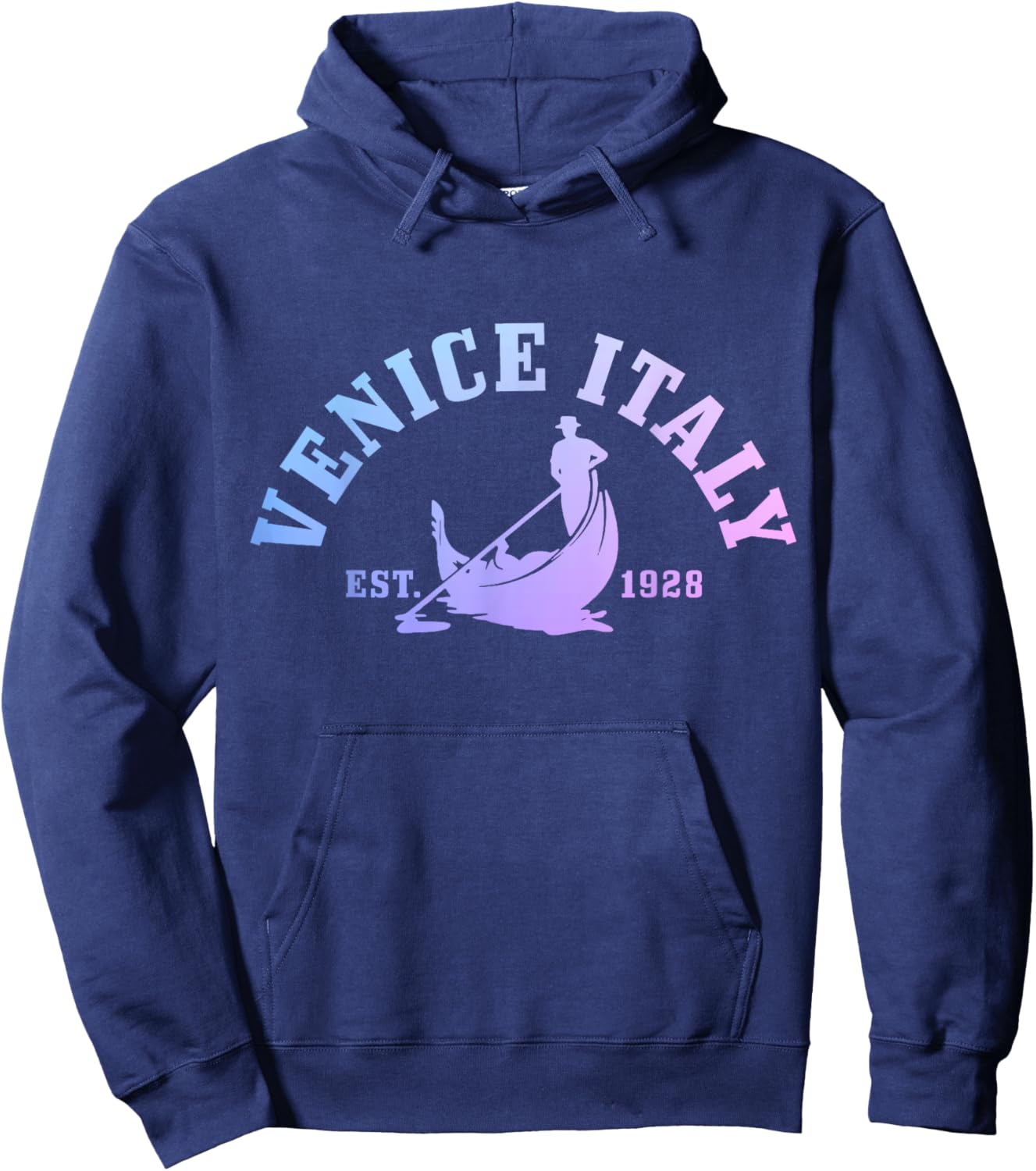 Venice Italy Venezia Italia Vintage Souvenir Italian Hoodie - Hoodie | Navy