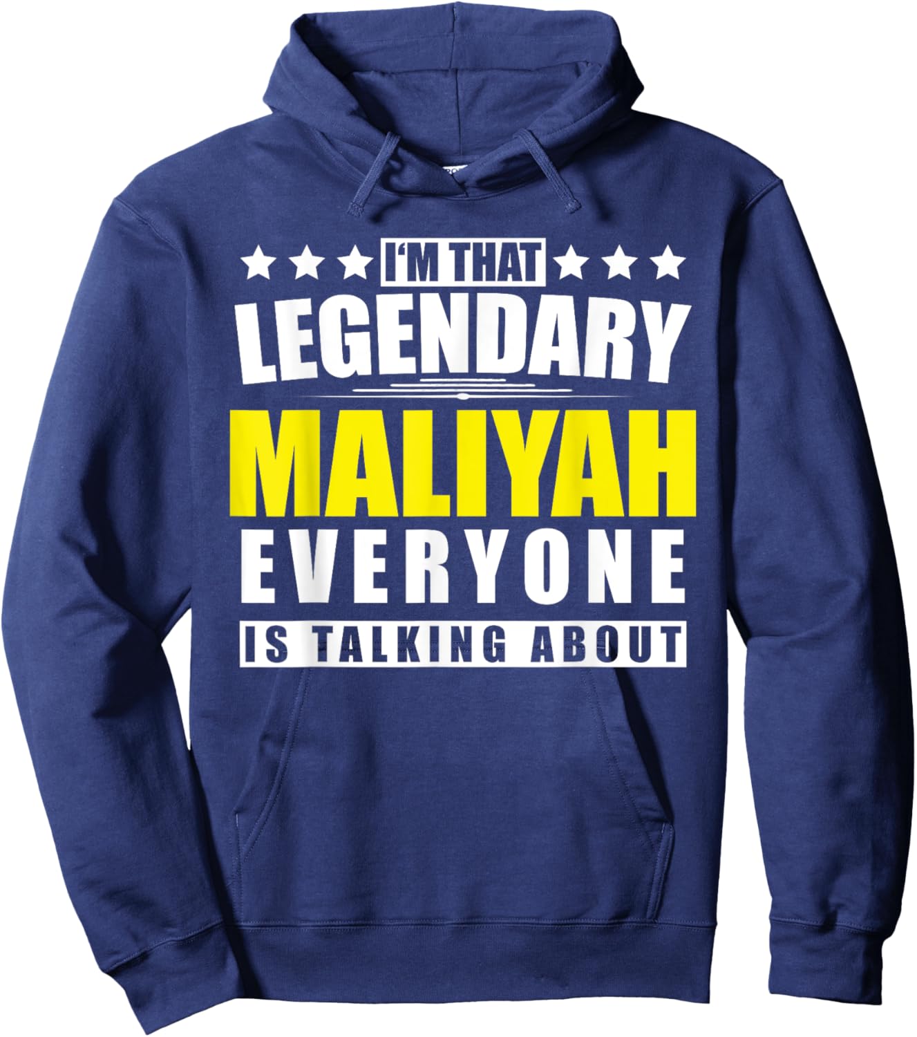 Name Maliyah First Name Gifts - Funny Personalized Gift Hoodie - Hoodie | Navy
