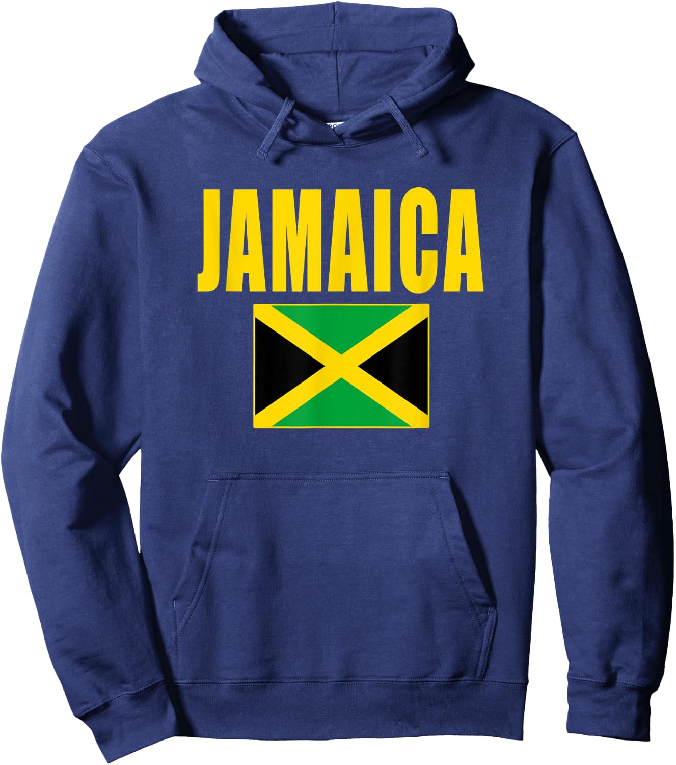 Jamaica Flag Jamaican Gift Hoodie - Hoodie | Navy