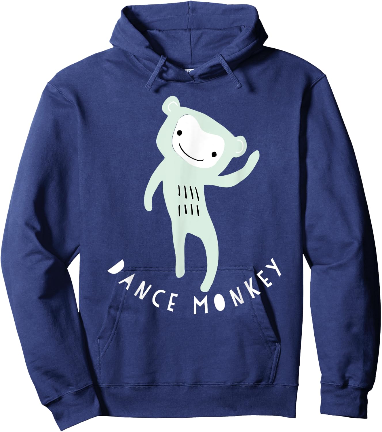 Funny Dance Monkey Graphic Hoodie - Hoodie | Navy