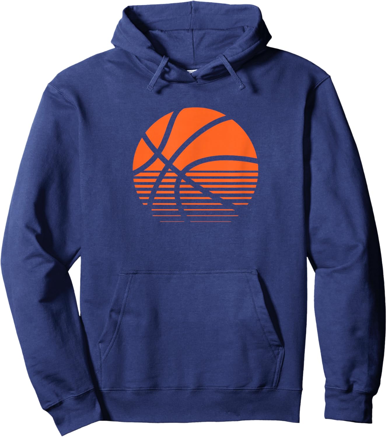 Basketball Sunrise Hoodie - Hoodie | Navy