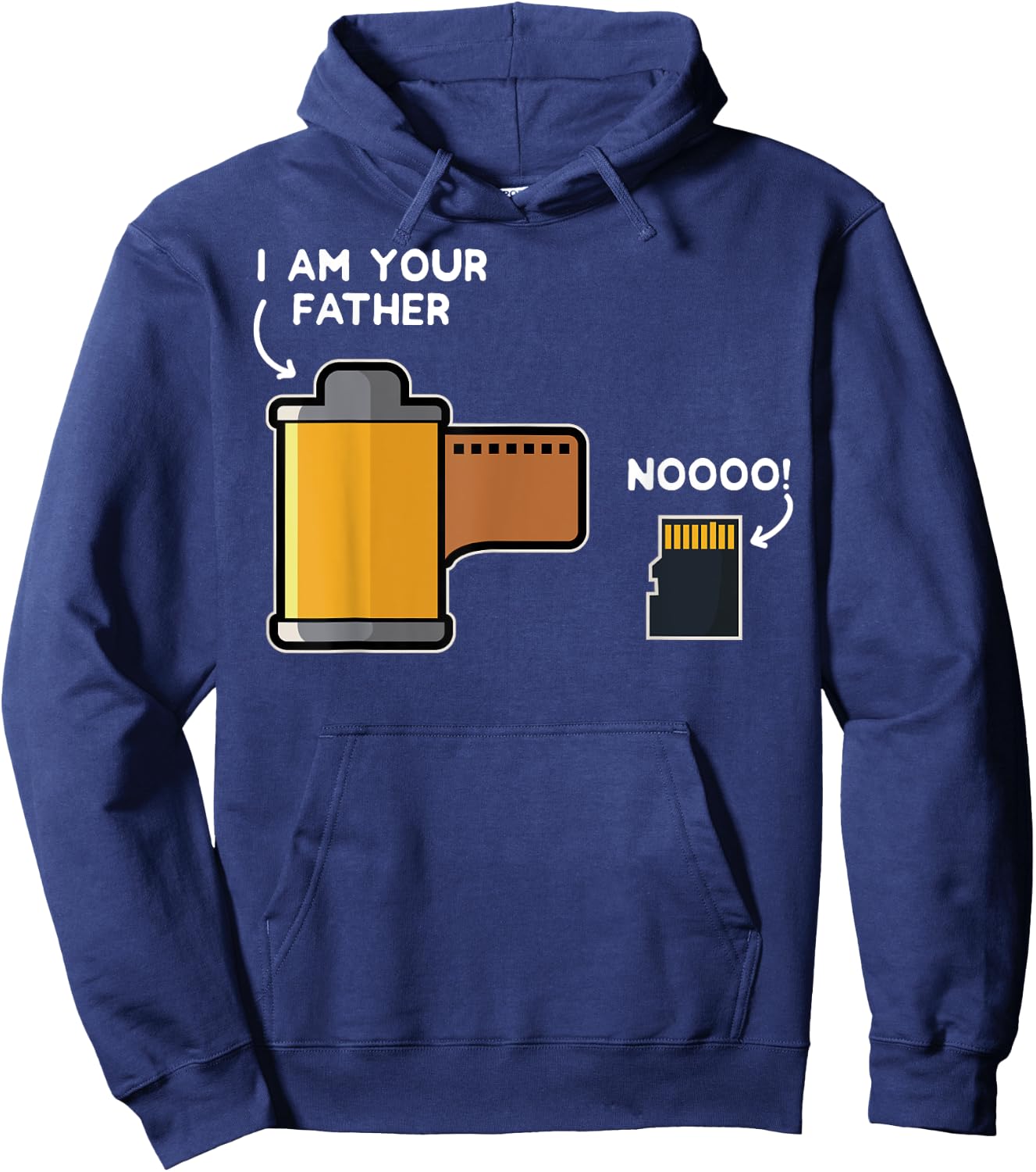 Funny Photography Gift Design Film Father of SD Card Hoodie - Hoodie | Navy