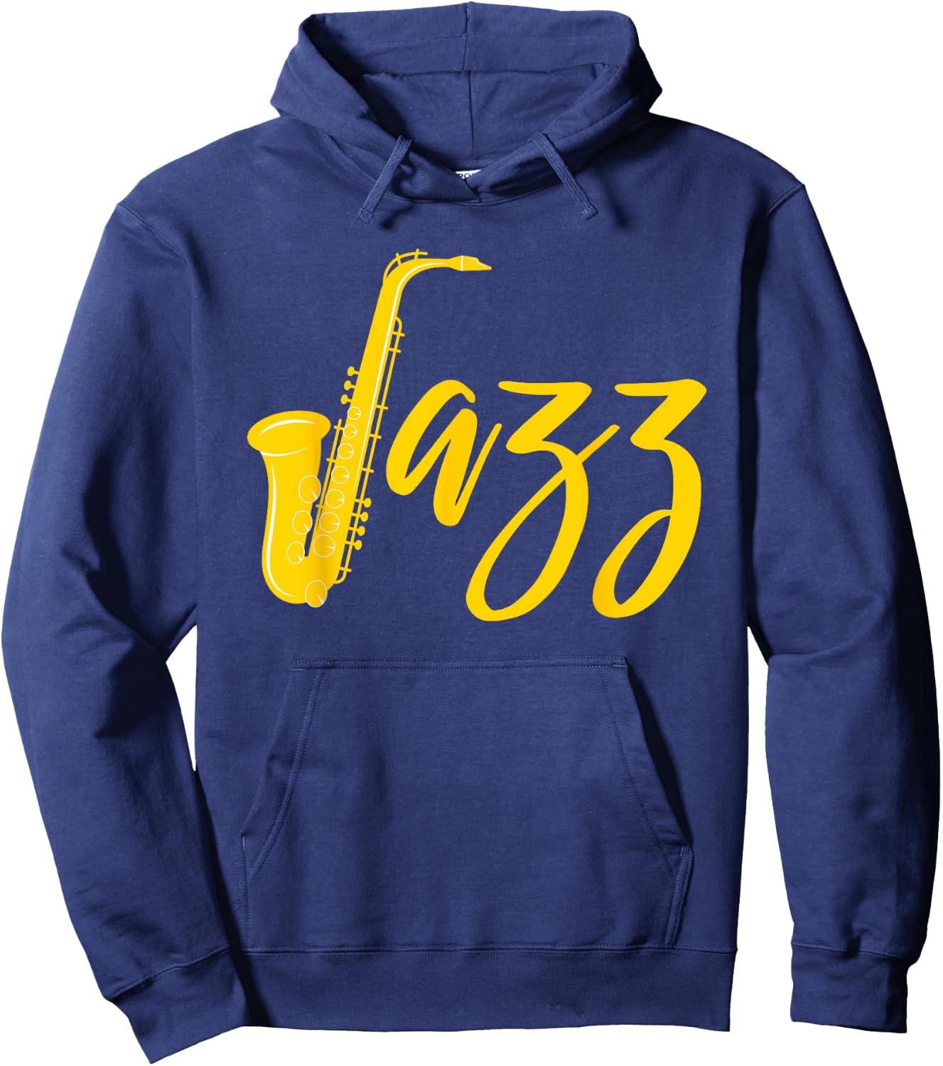 Cool Saxophone Women Jazz Music Band Musician Player Hoodie - Hoodie | Navy