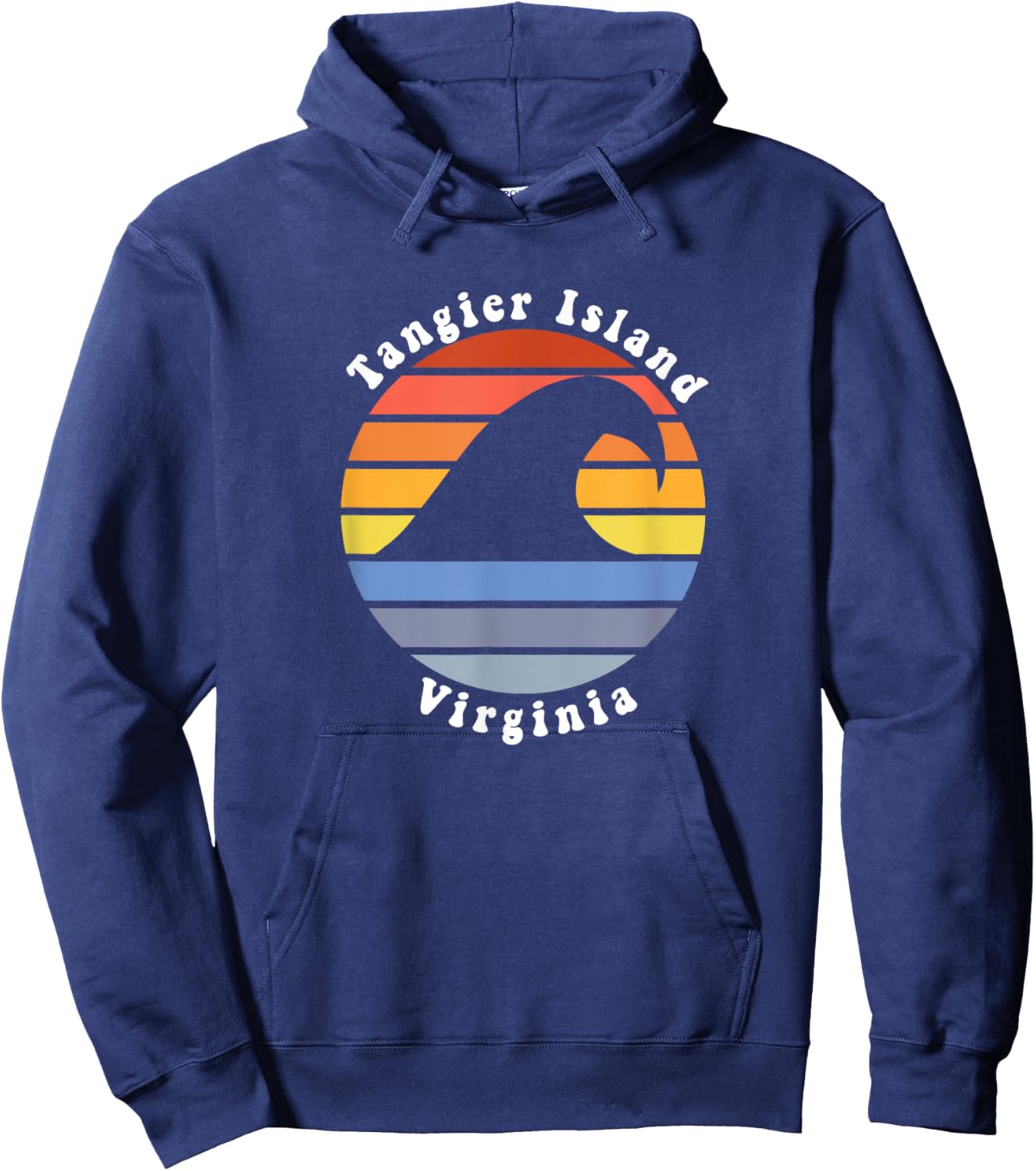 Tangier Island Virginia VA Beach Vacation Souvenir Hoodie - Hoodie | Navy