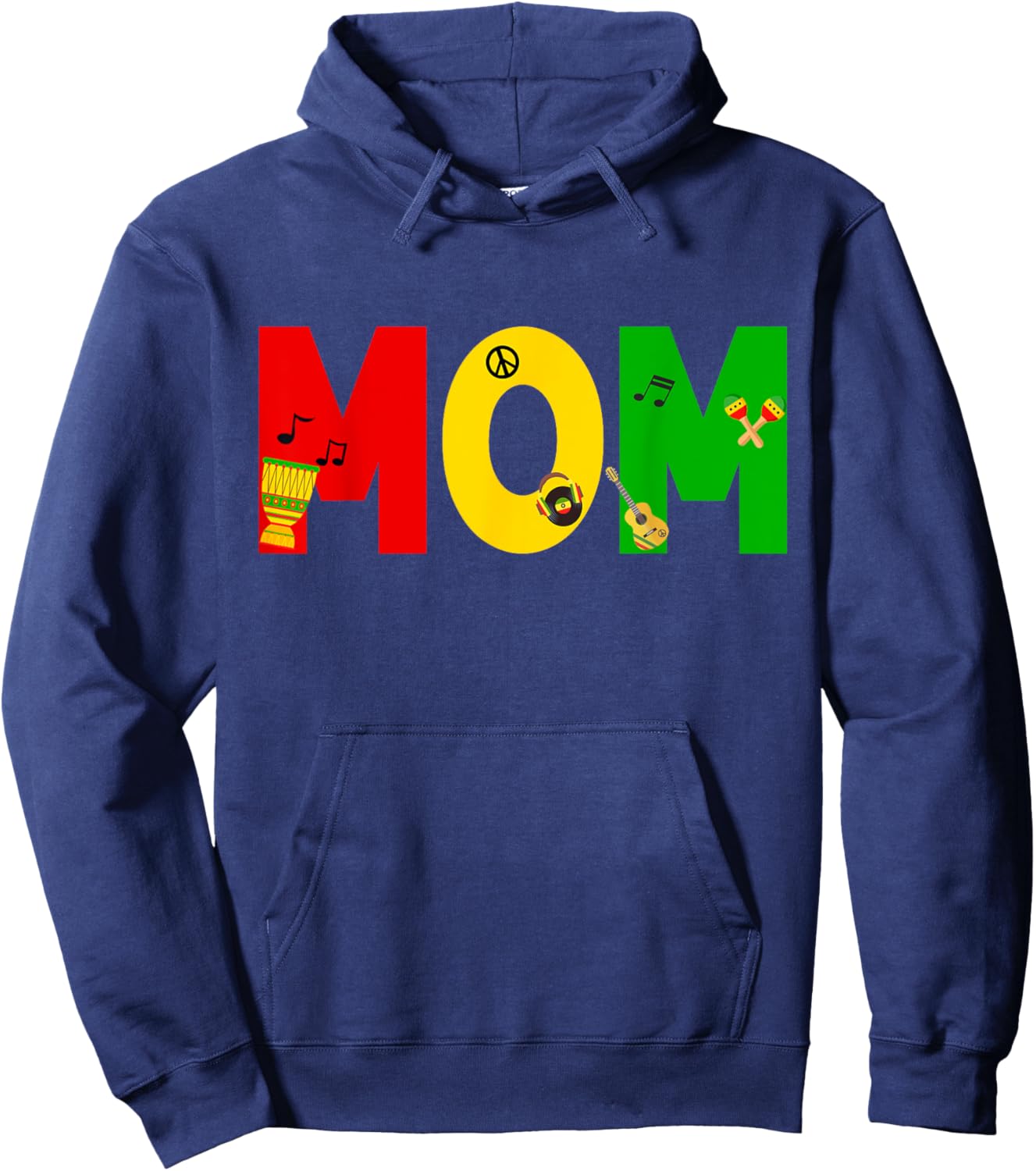 1st Birthday Jamaica King Party Theme Outfit One Year Old Hoodie - Hoodie | Navy