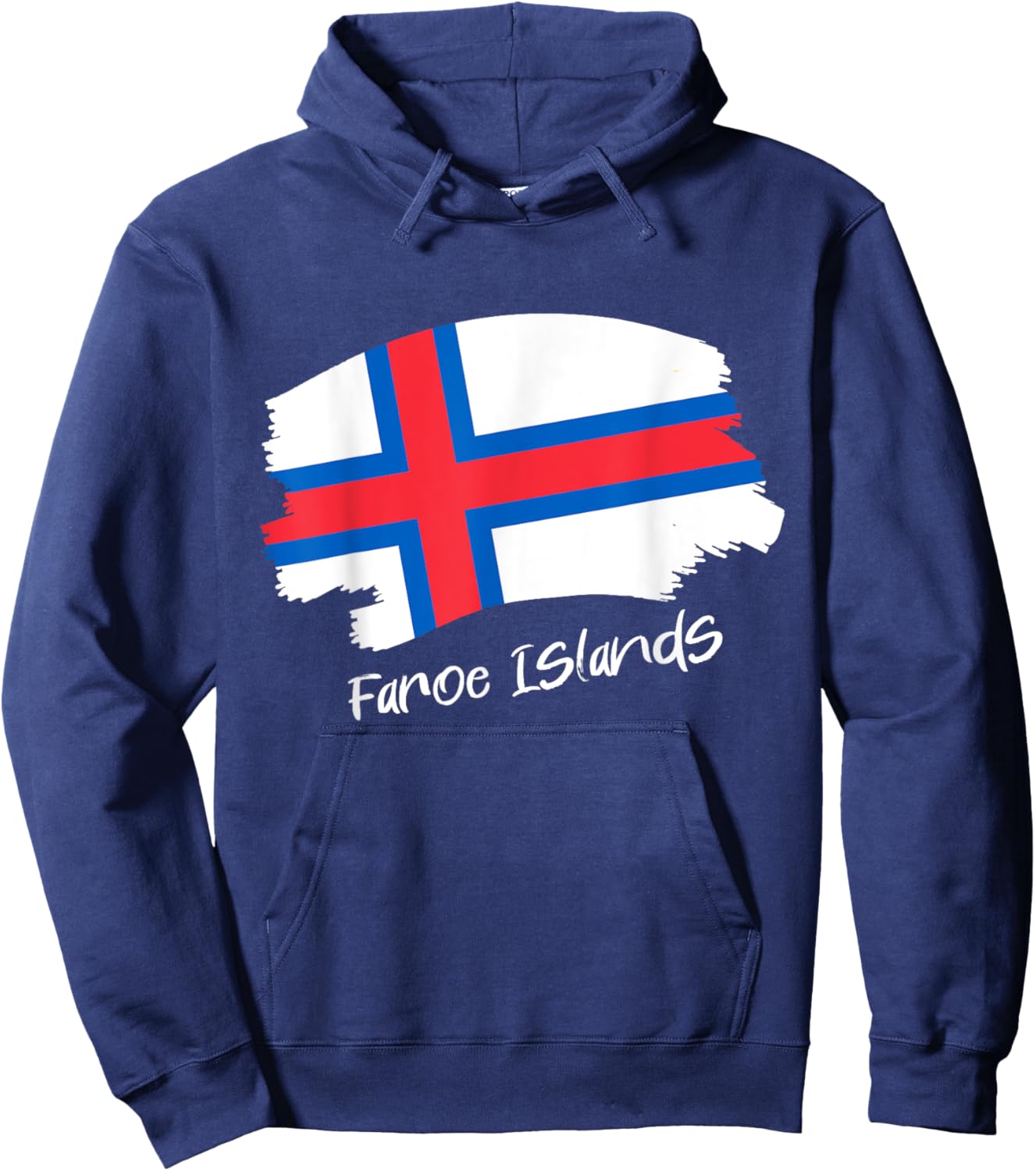Färöische Flagge Färöer-Inseln Färöer Hoodie - Hoodie | Navy