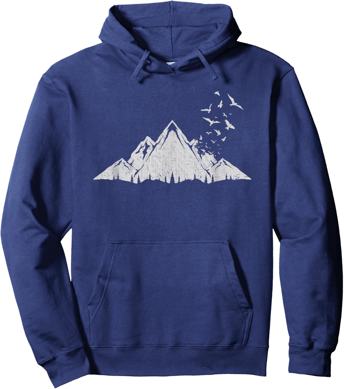Flock Of Birds Outdoor Nature Forest Mountain Hiking Hoodie - Hoodie | Navy