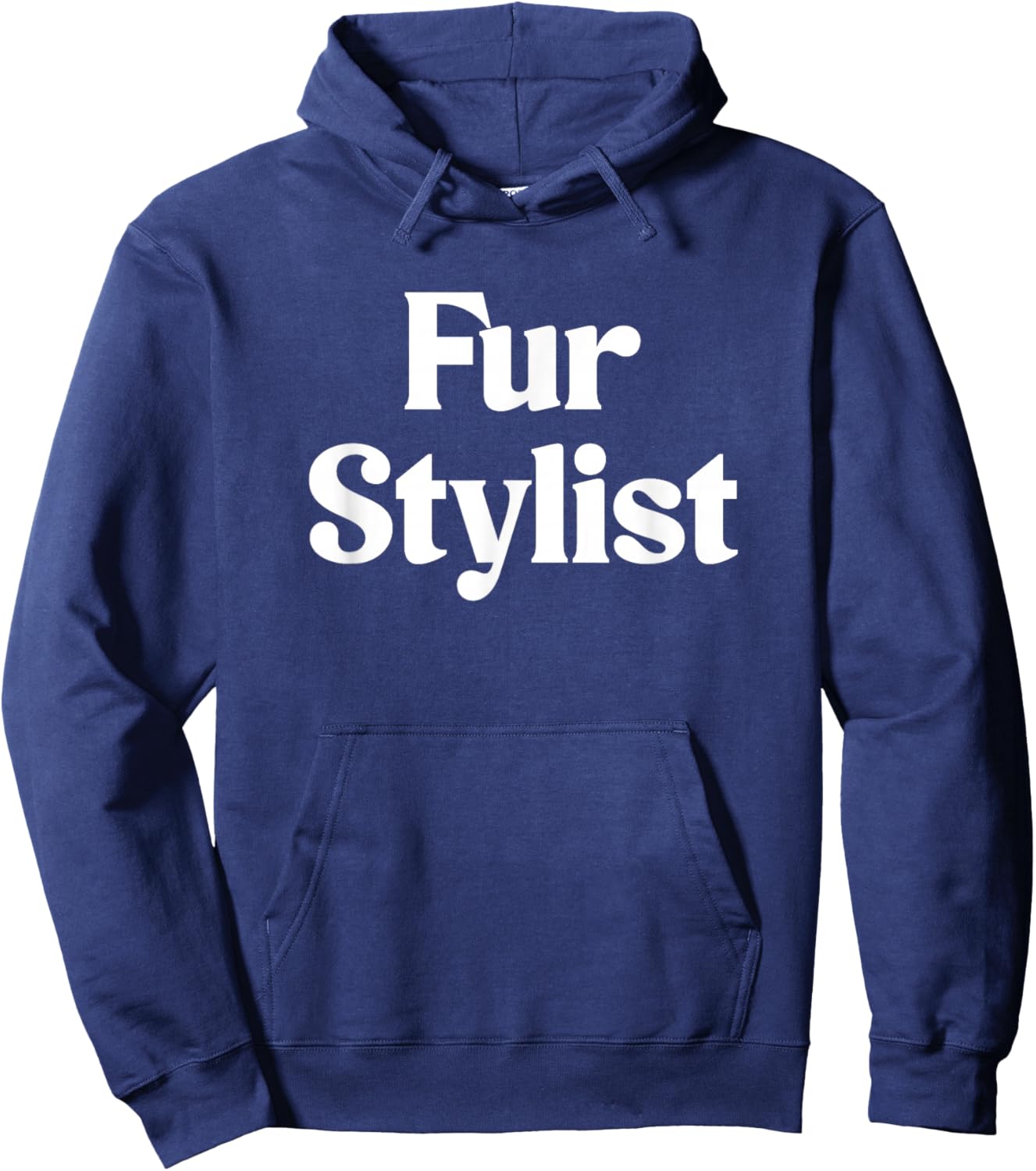 Fur Stylist Dog Groomer Funny Dog Grooming Hoodie - Hoodie | Navy