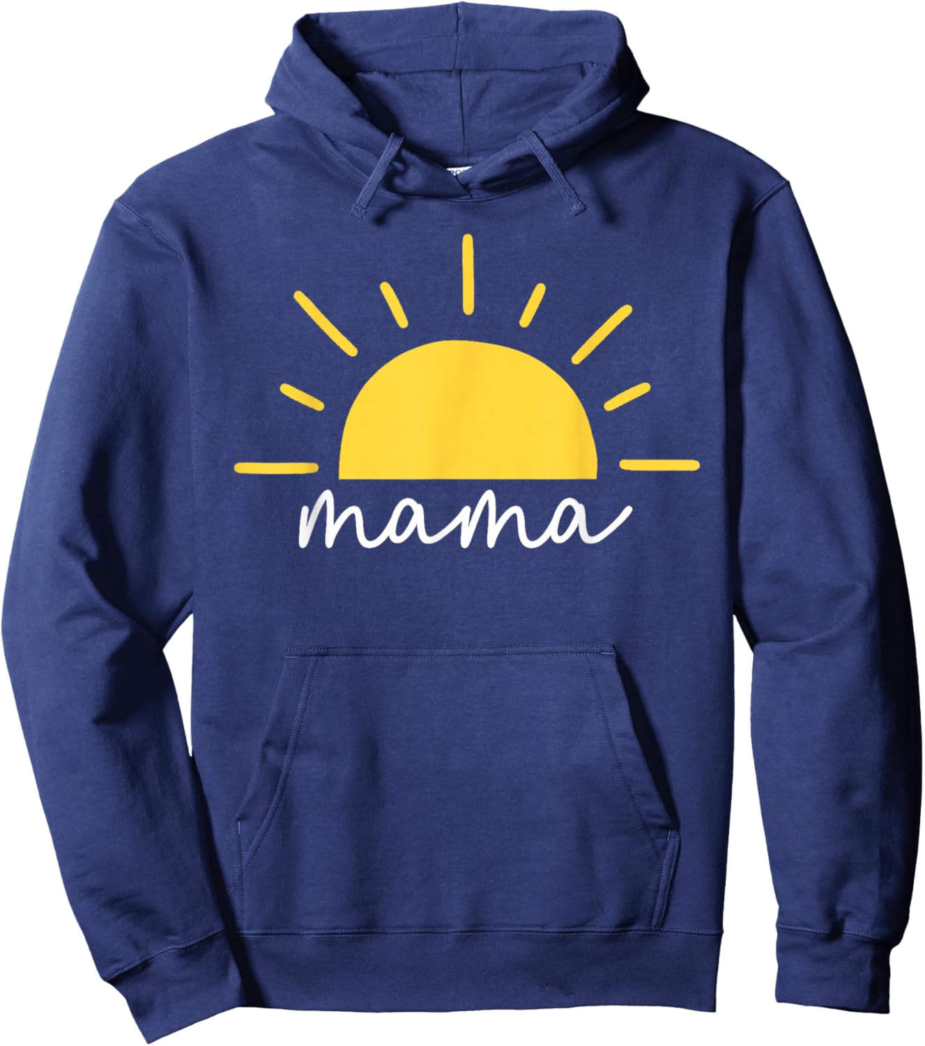Mama of the 1st Birthday First Trip Around the Sun Party Hoodie - Hoodie | Navy