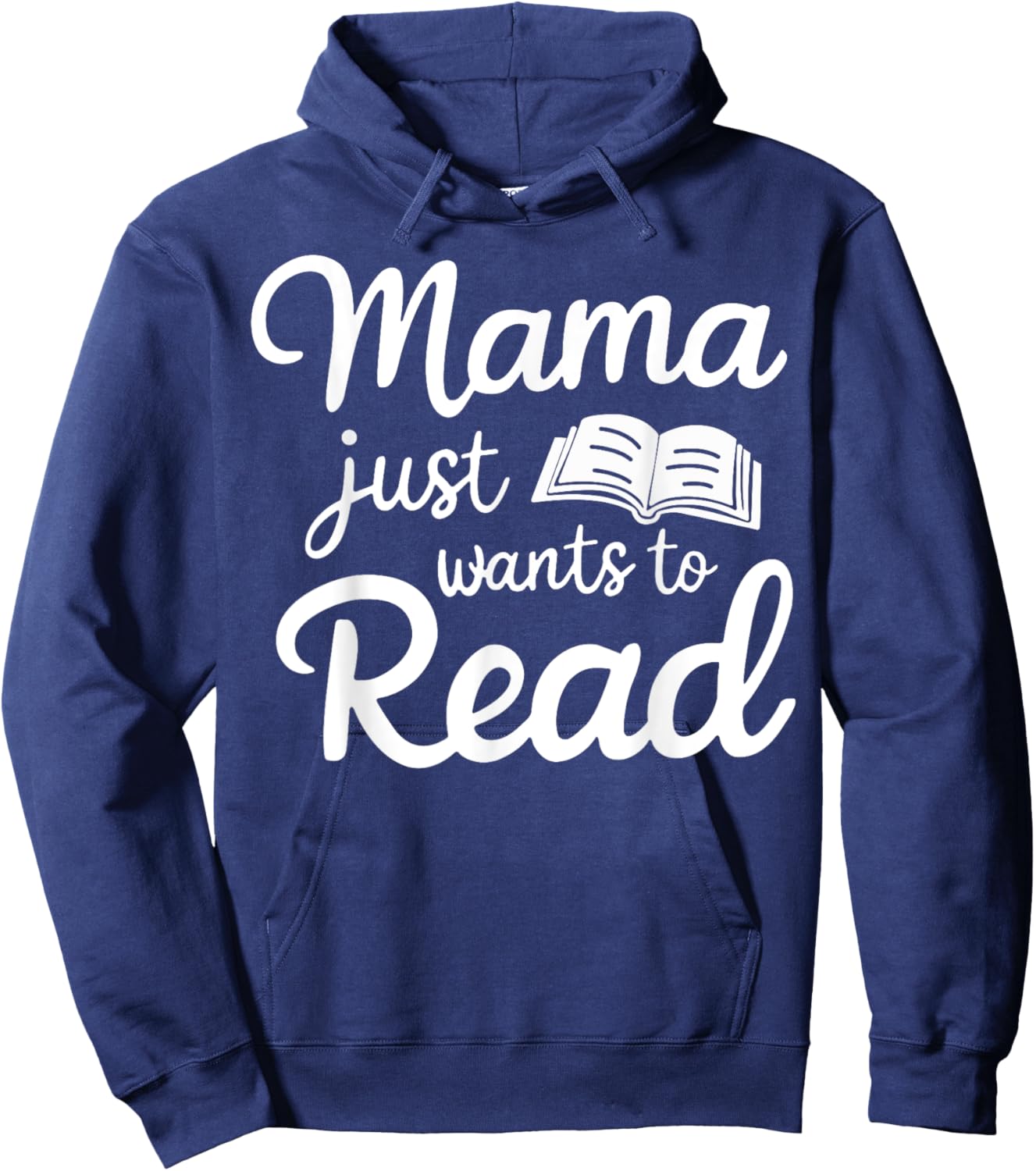 Mama Just Wants To Read Hoodie - Hoodie | Navy