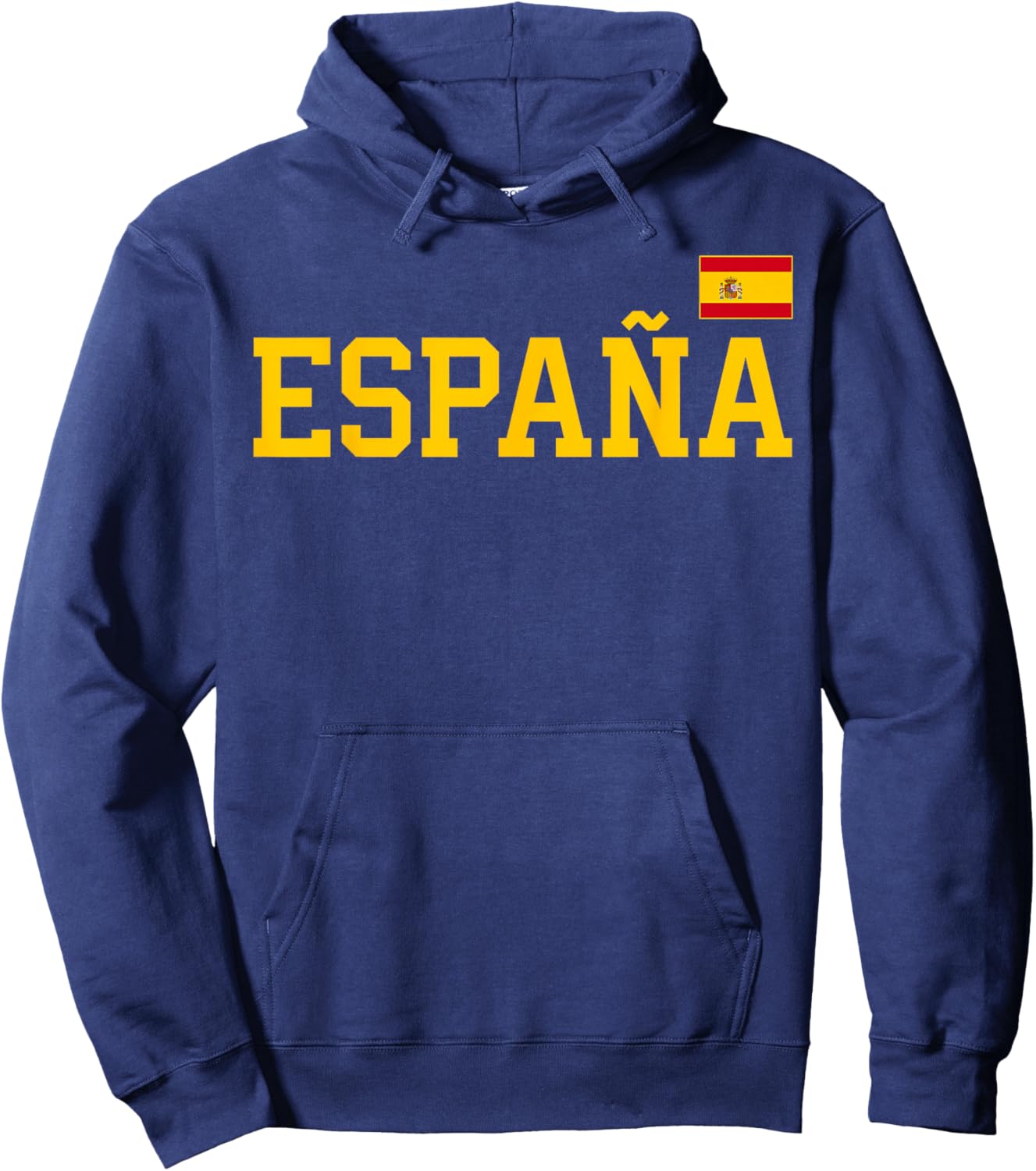 Spanien Damen Herren Kinder Spanische Flagge Rot España Hoodie - Hoodie | Navy