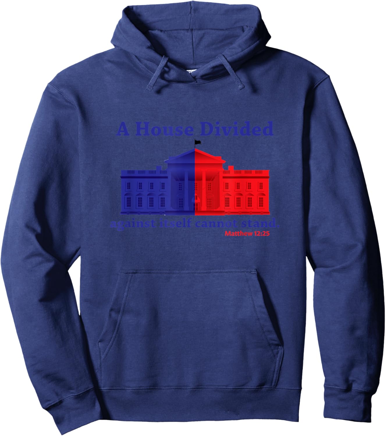 A divided house cannot stand Hoodie - Hoodie | Navy