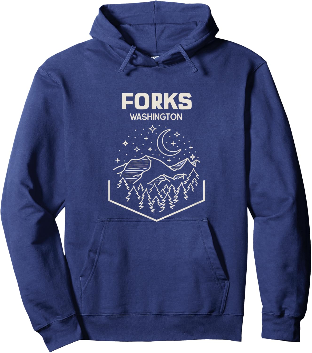 Forks Washington, City of Forks, Washington, Forks nature Hoodie - Hoodie | Navy