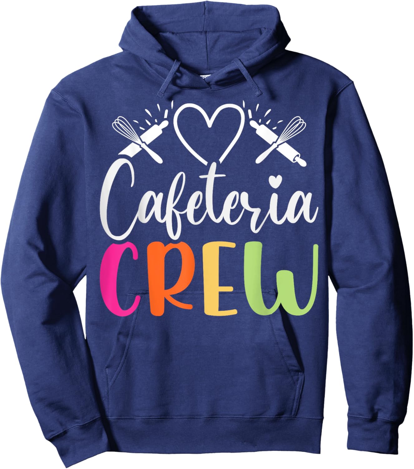 Cafeteria Worker Crew School Cook Lunch Lady Cafeteria Squad Hoodie - Hoodie | Navy