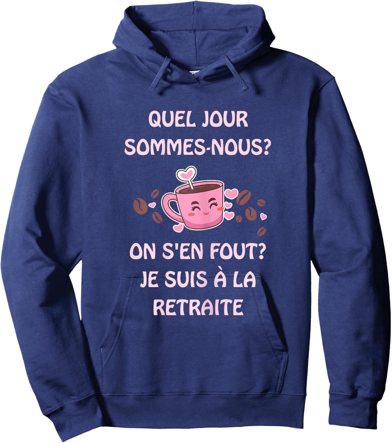 Retirement Gift Woman Humor Woman Retired 2025 Hoodie - Hoodie | Navy