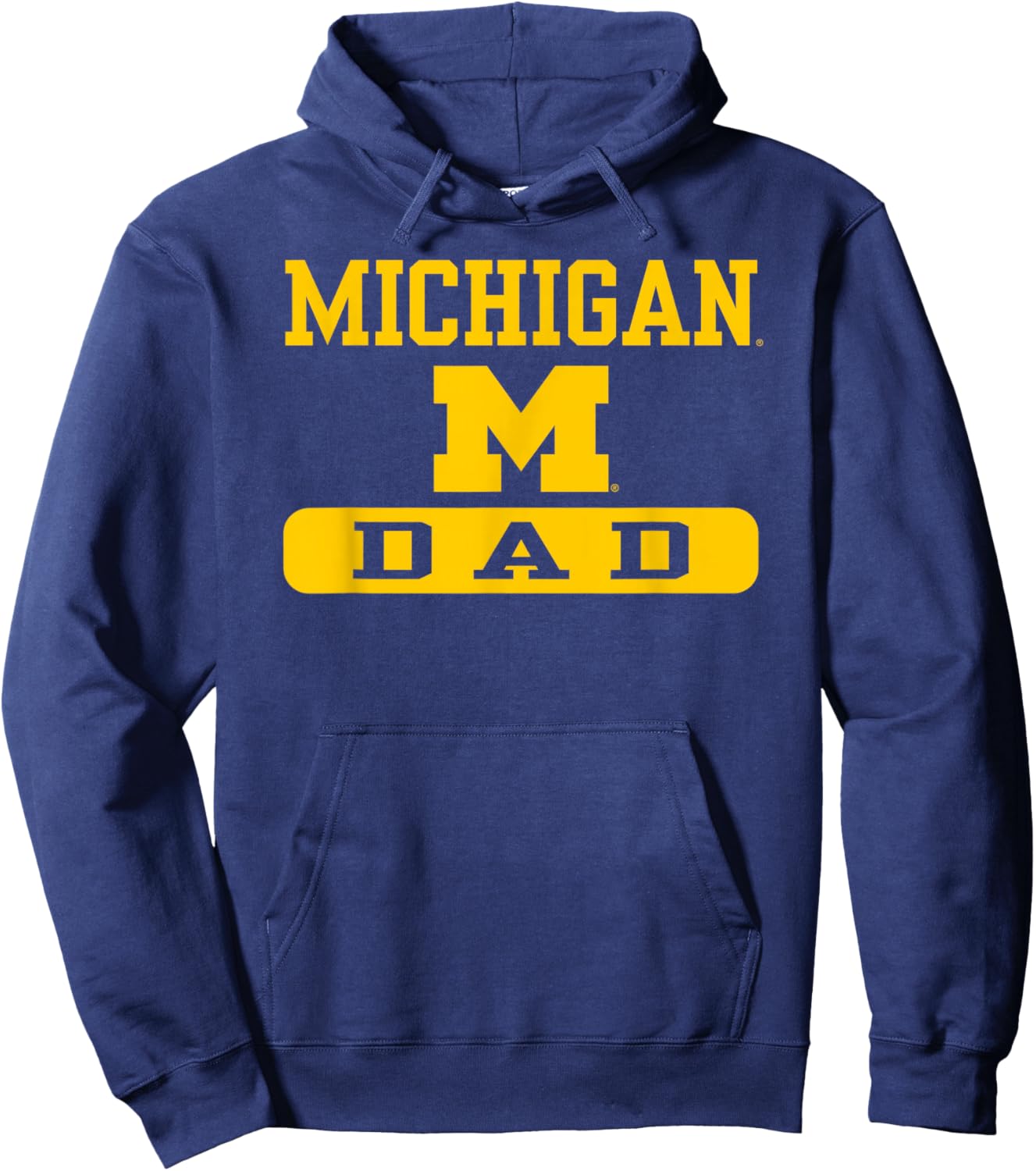 Michigan Wolverines Dad Navy Officially Licensed Hoodie - Hoodie | Navy