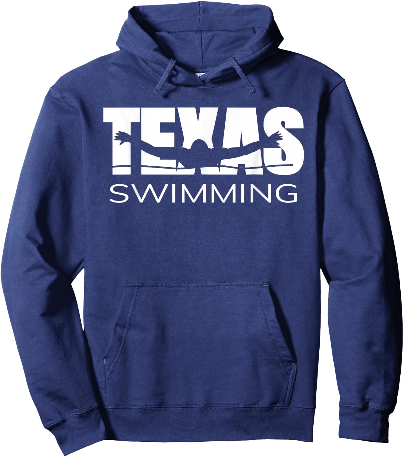 Love Texas Swimming Team Gift TX Home Lone Star State Pride Hoodie - Hoodie | Navy