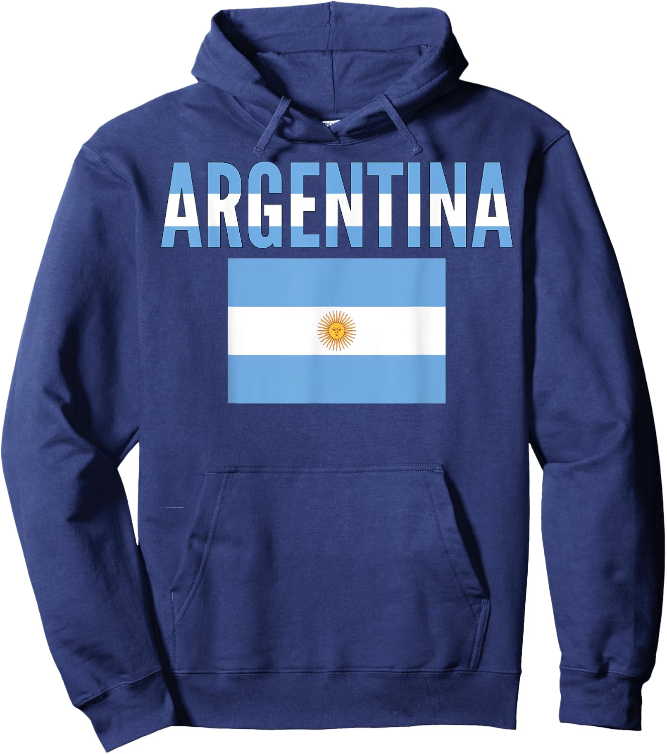 Argentinian - Argentina Country Flag Hoodie - Hoodie | Navy