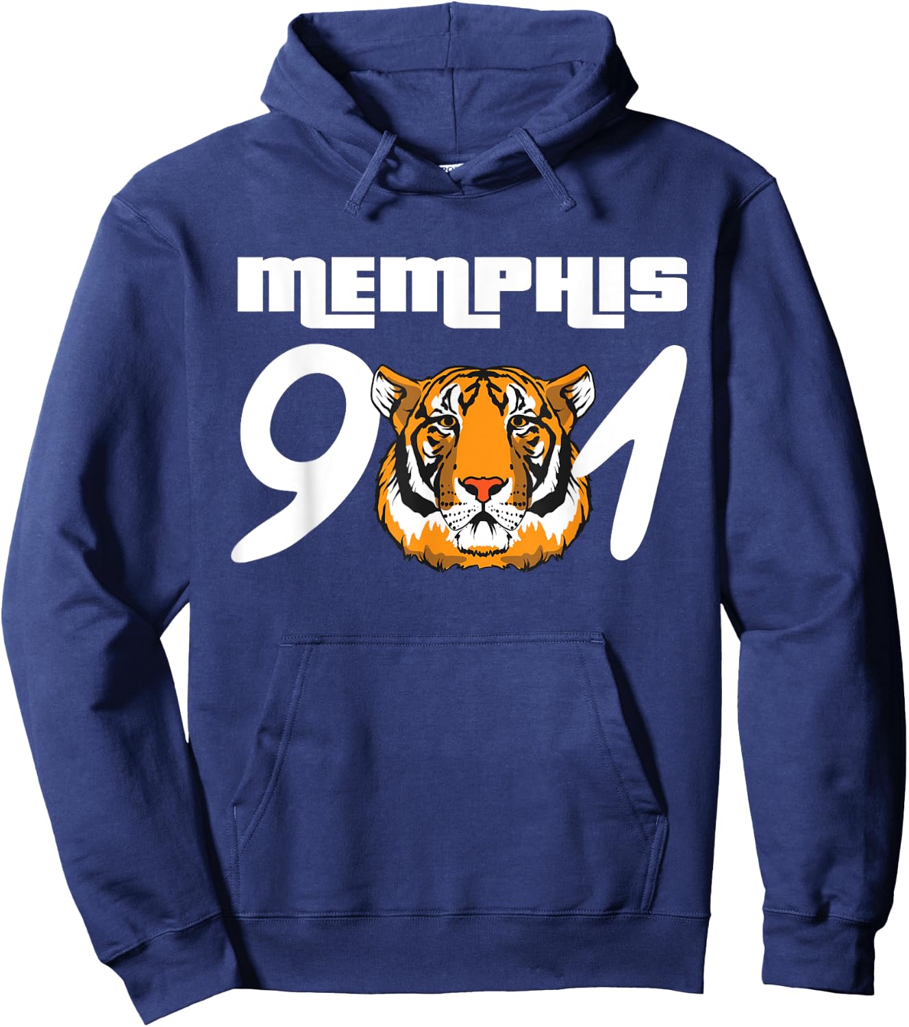 Memphis 901 Tiger Tennessee Hoodie - Hoodie | Navy