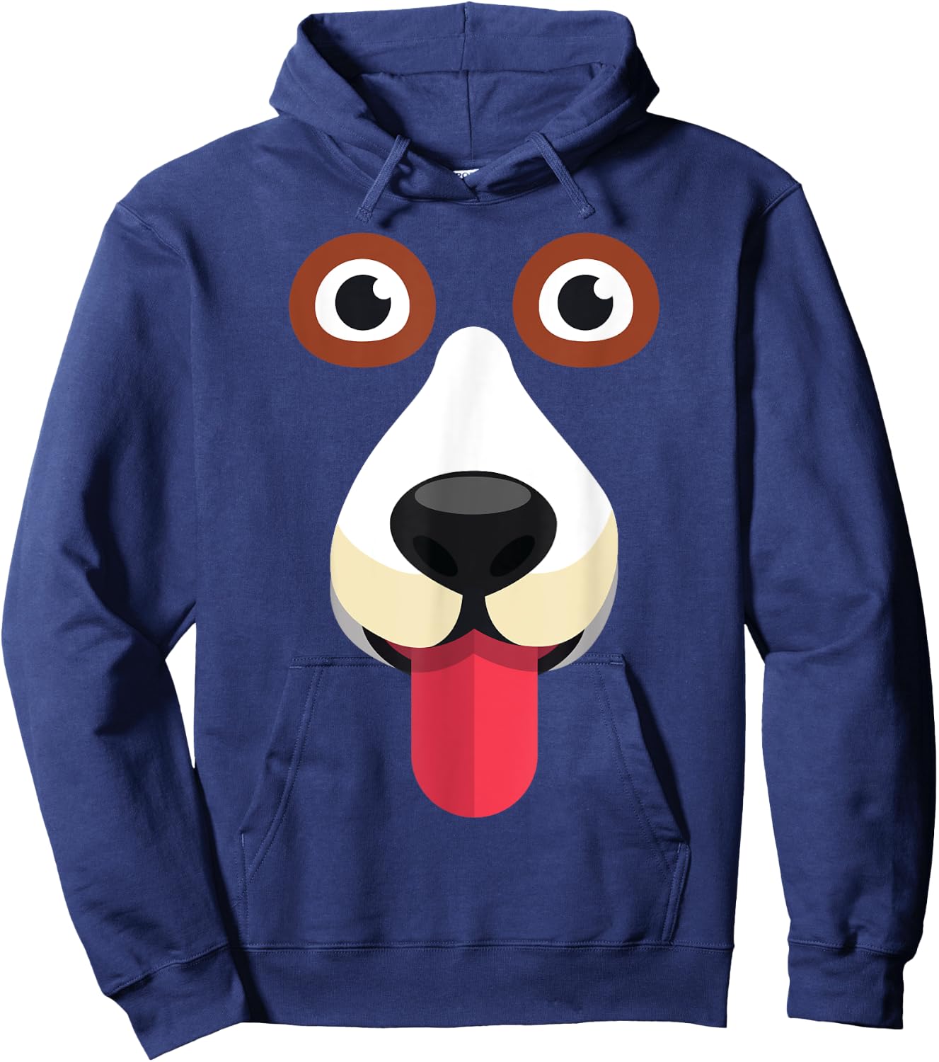 Funny Dog Face Costume Hoodie - Hoodie | Navy