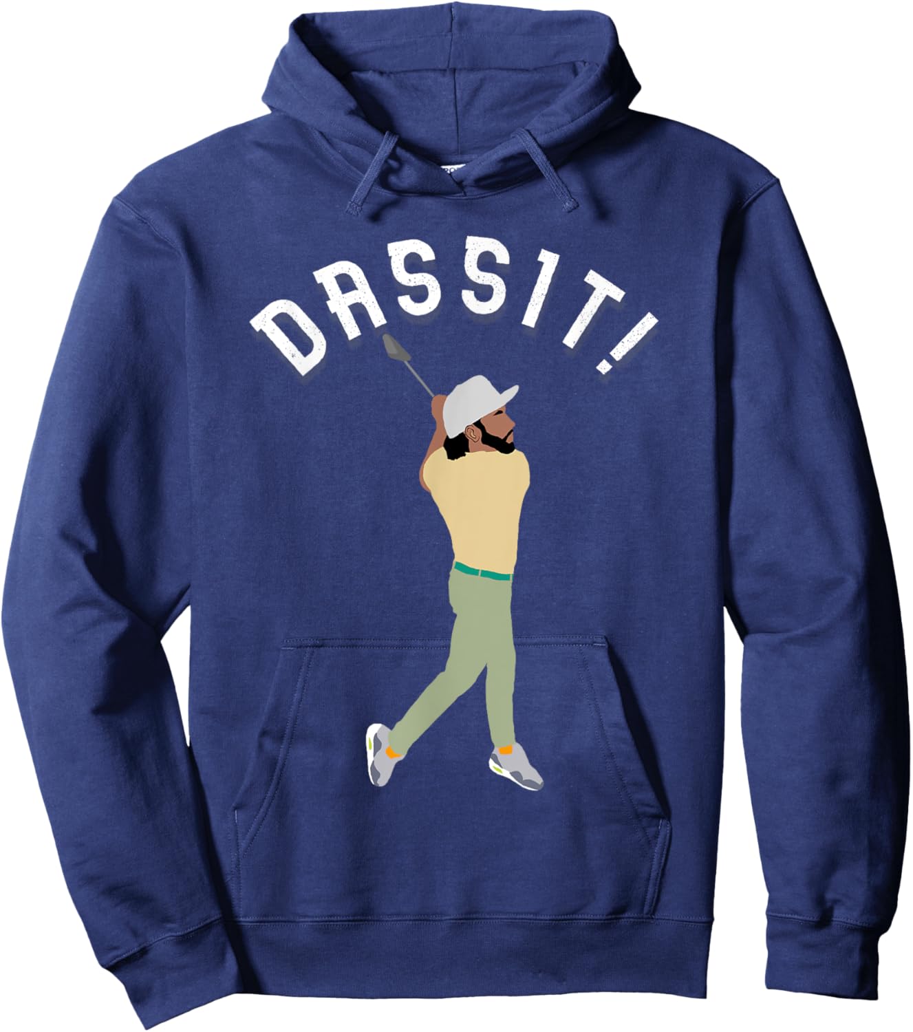 Dassit! Funny Golfing Manolo Funny Golf Gift Golfers Hoodie - Hoodie | Navy