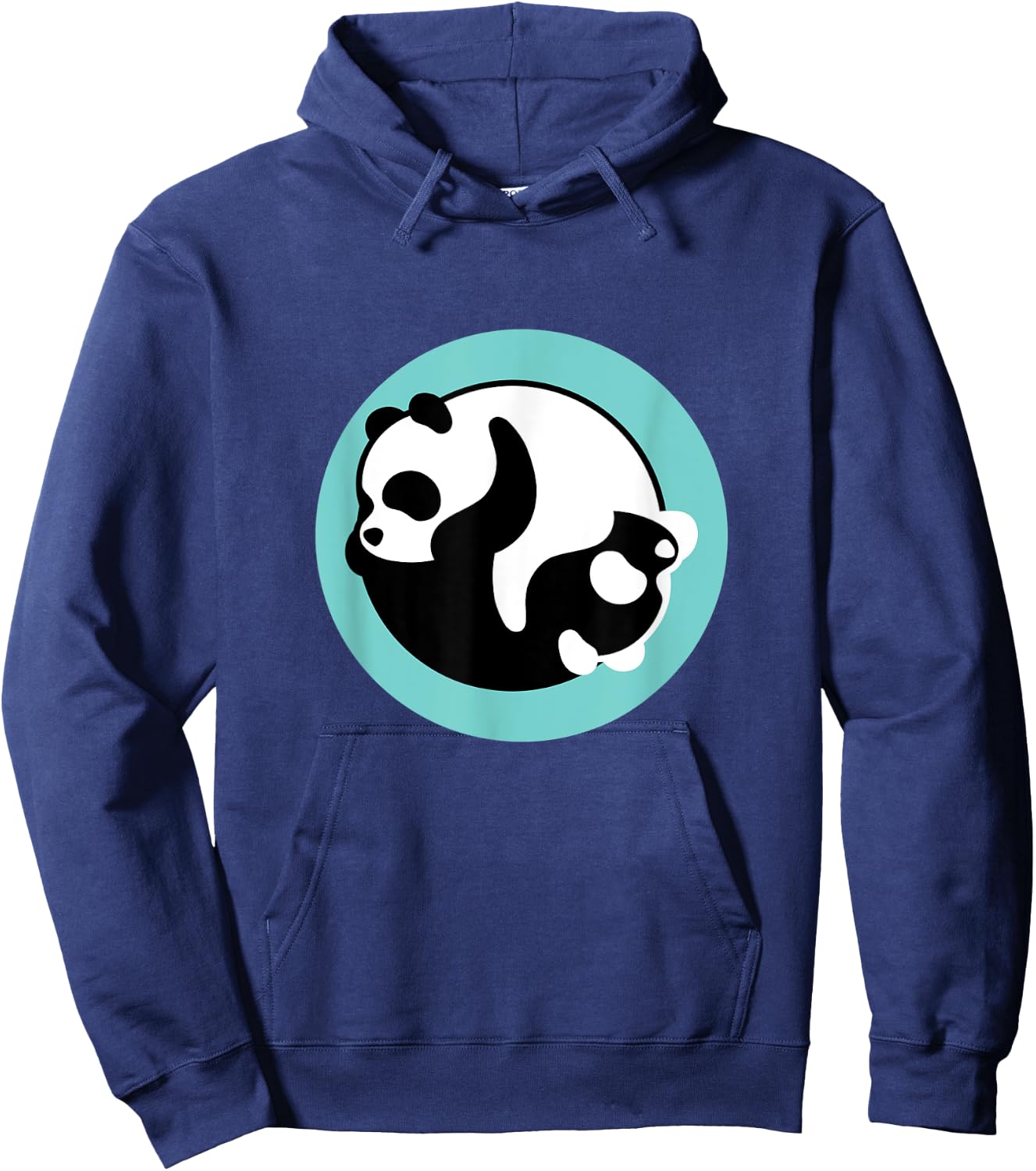 Yin And Yang Black White Art Panda Bear Cute Asian Gift Hoodie - Hoodie | Navy