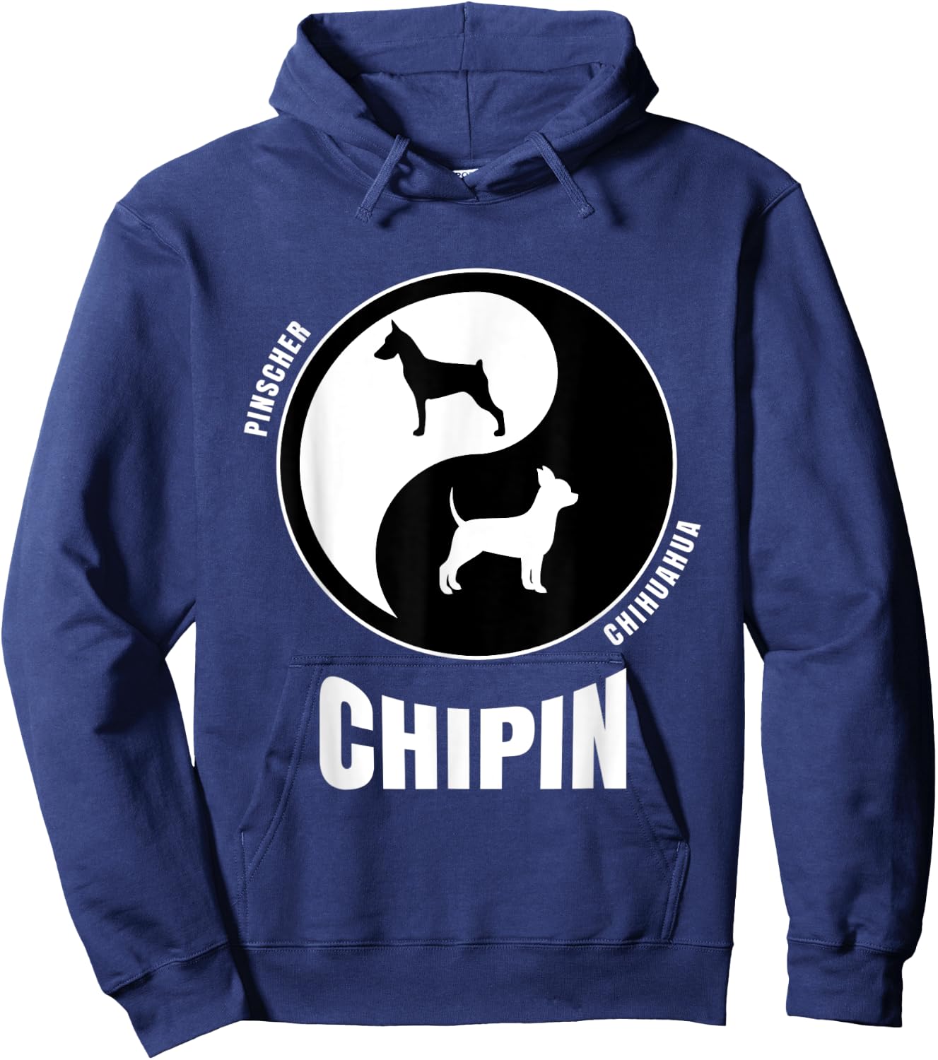 Chipin Dog Lovers Shirt | Owners Breeders Gift | Pet Chipin Women Kids Hoodie - Hoodie | Navy